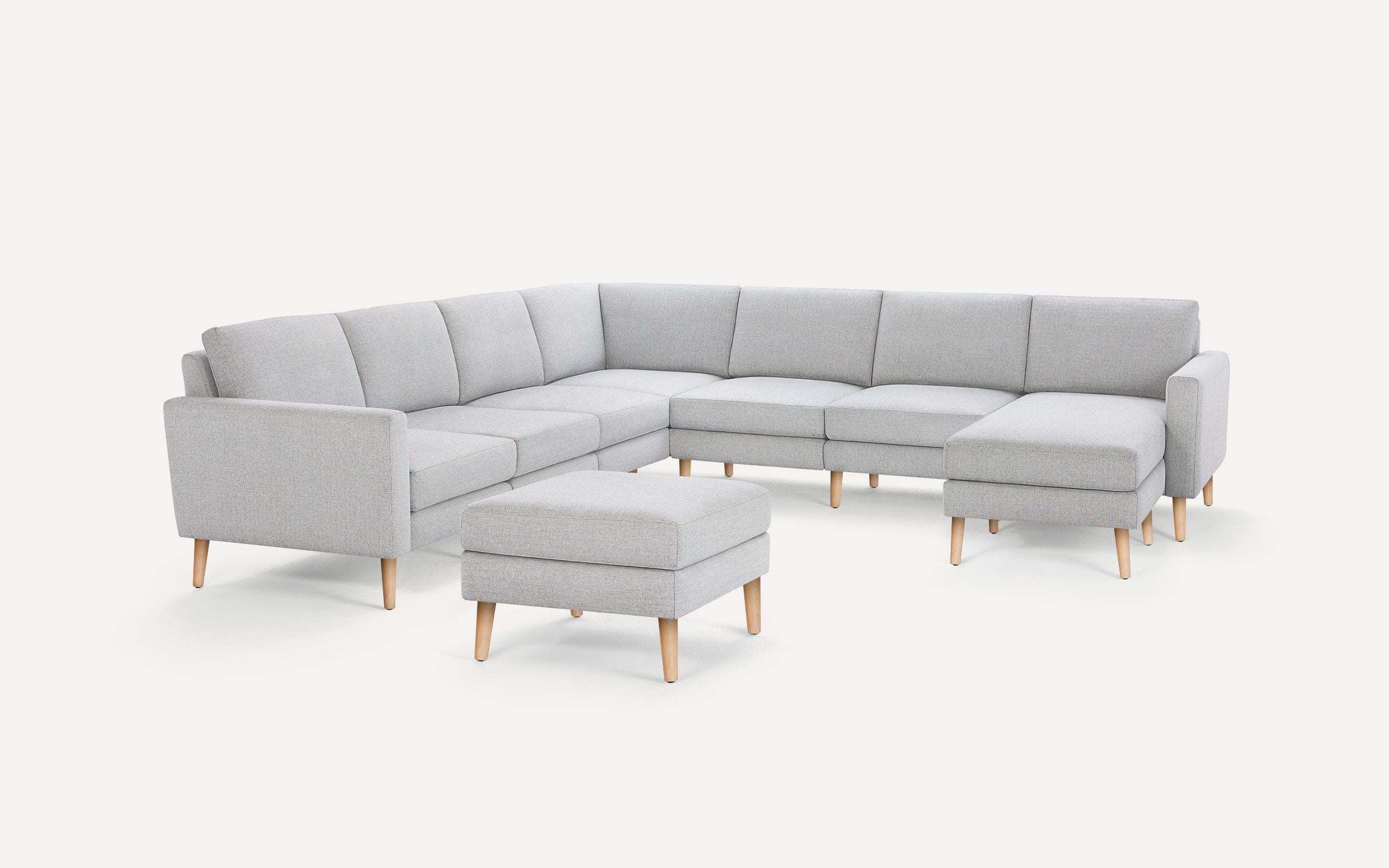 Nomad 7-Seat Corner Sectional with Chaise and Ottoman