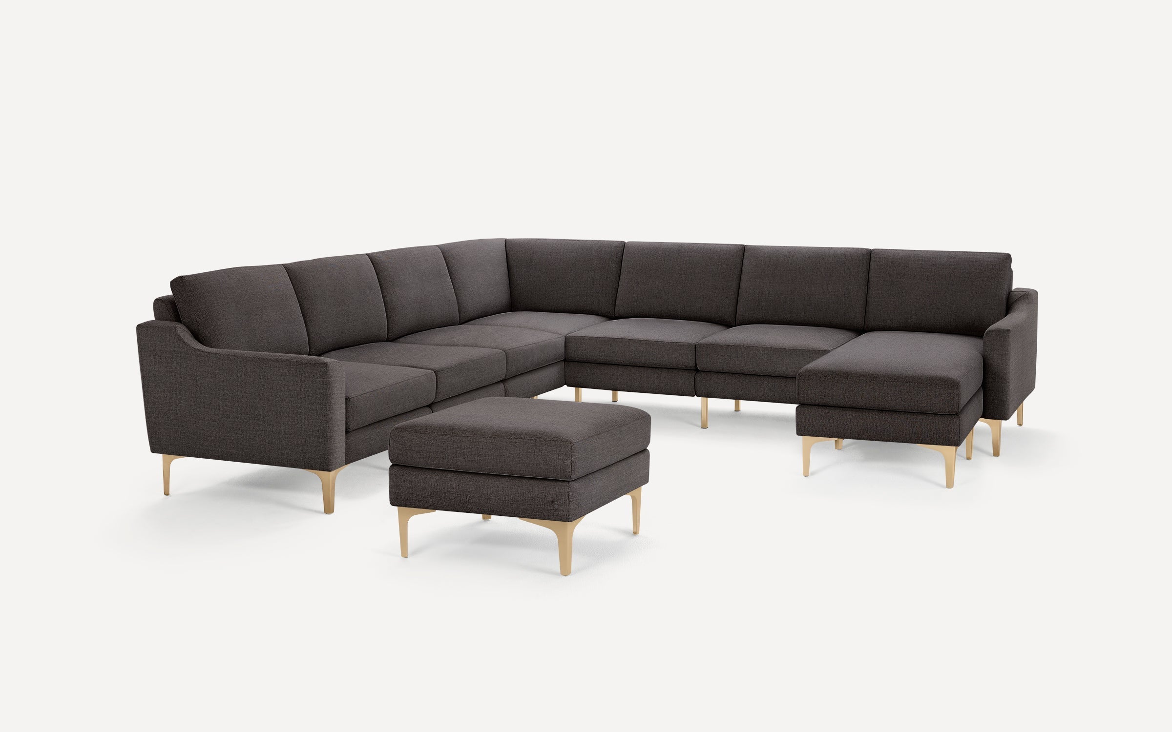 Nomad 7-Seat Corner Sectional with Chaise and Ottoman