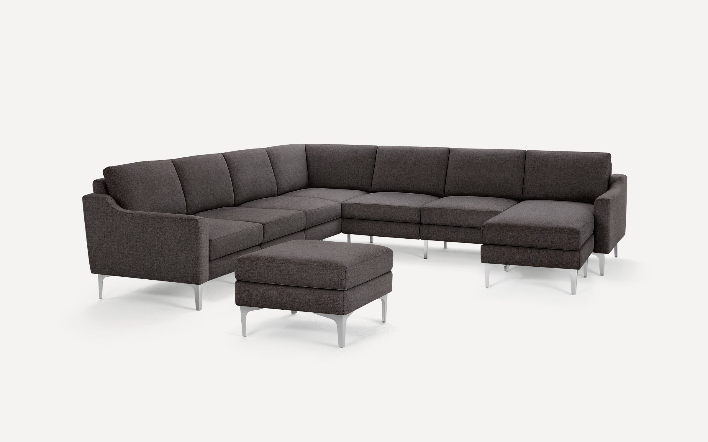 Nomad 7-Seat Corner Sectional with Chaise and Ottoman