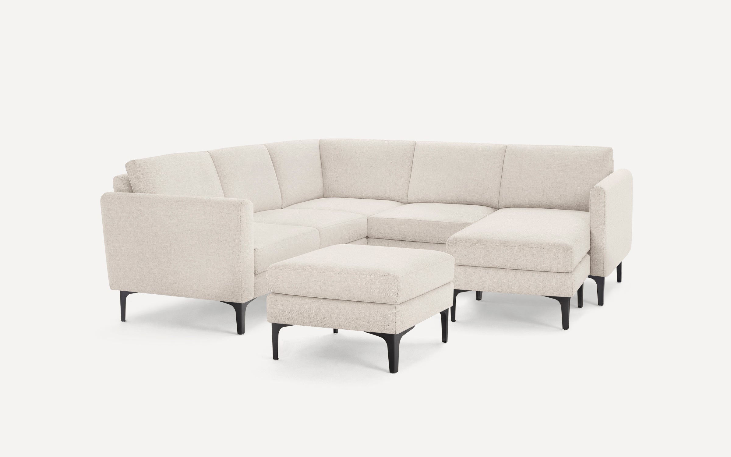Nomad 5-Seat Corner Sectional with Chaise and Ottoman