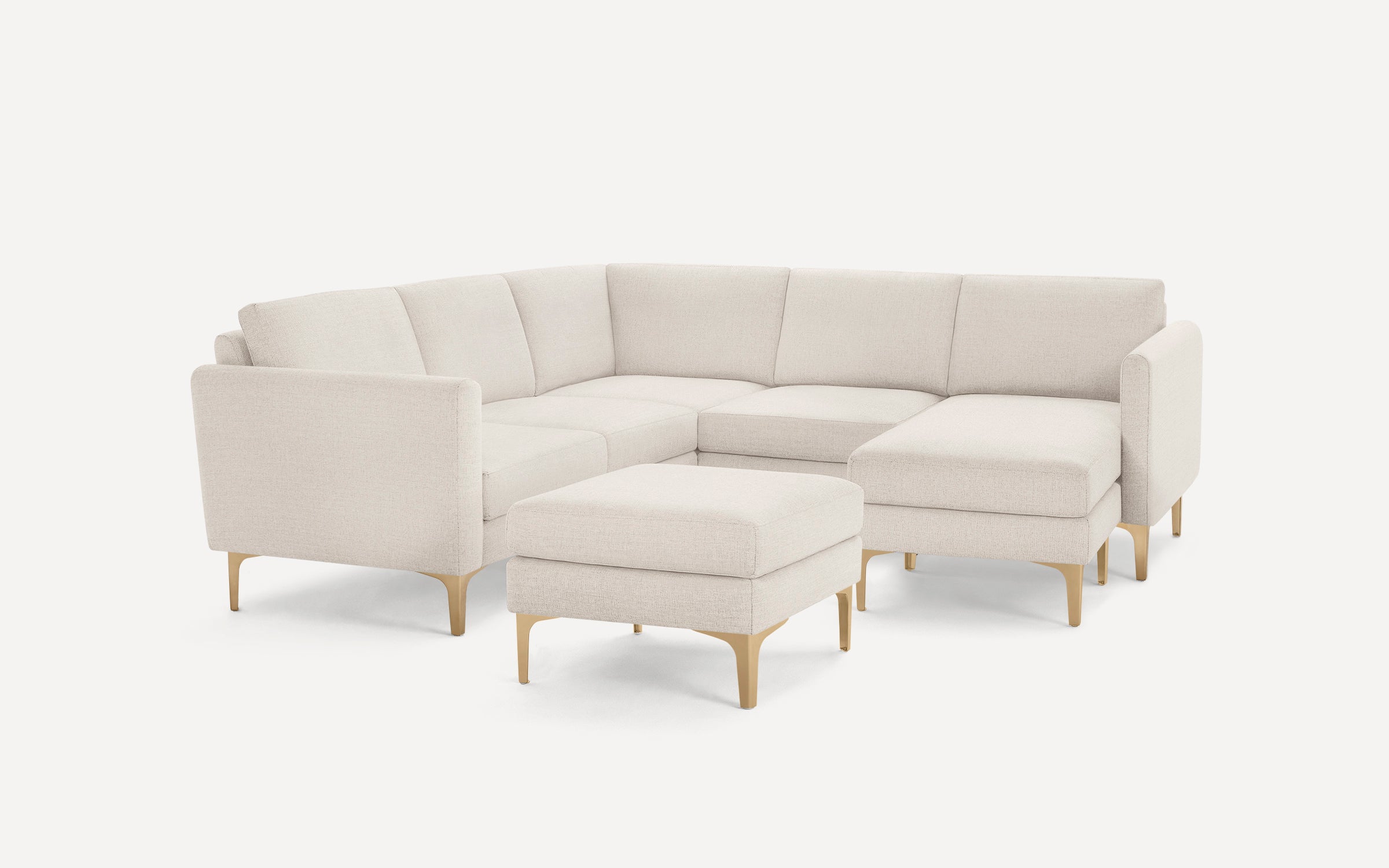 Nomad 5-Seat Corner Sectional with Chaise and Ottoman