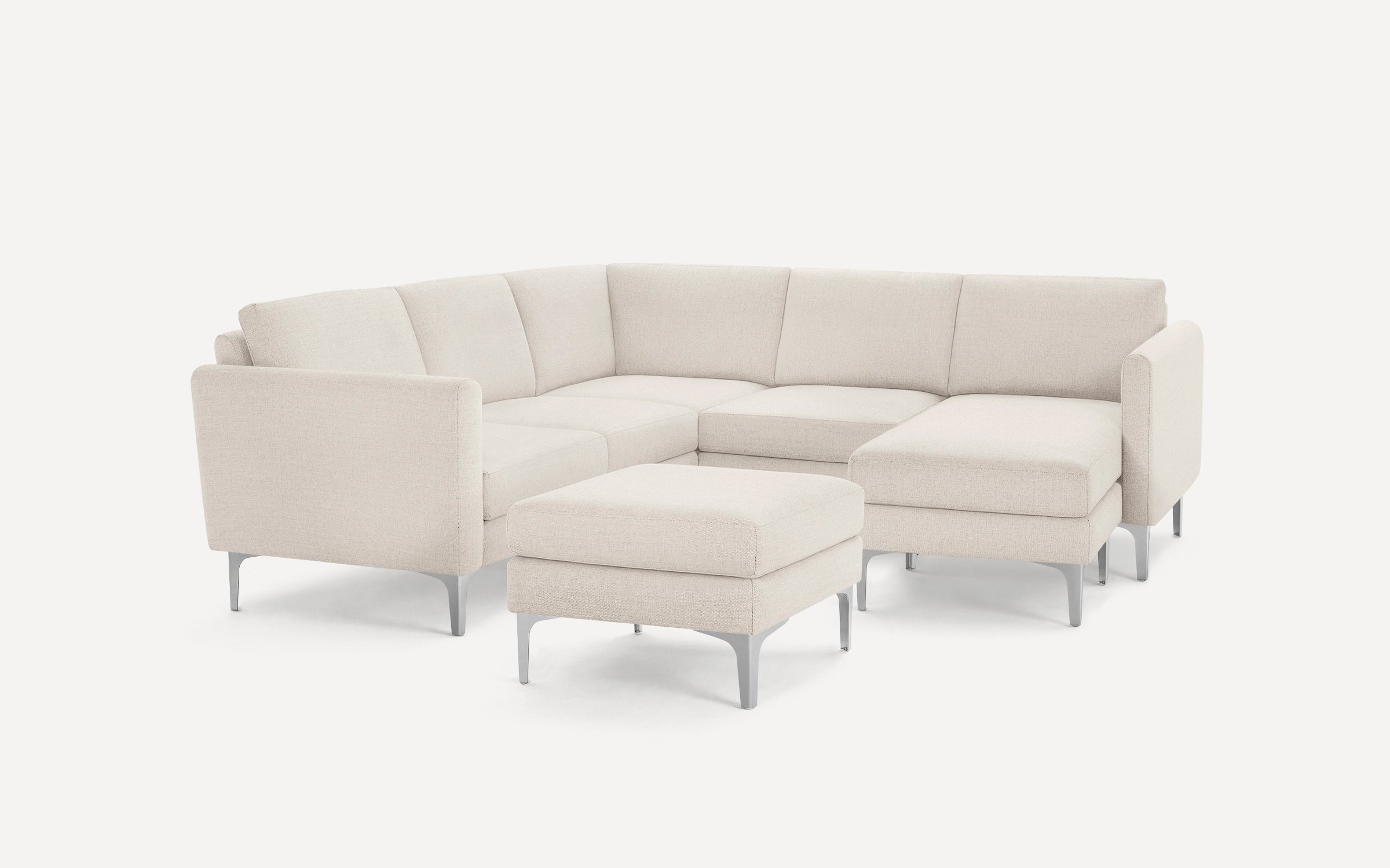 Nomad 5-Seat Corner Sectional with Chaise and Ottoman