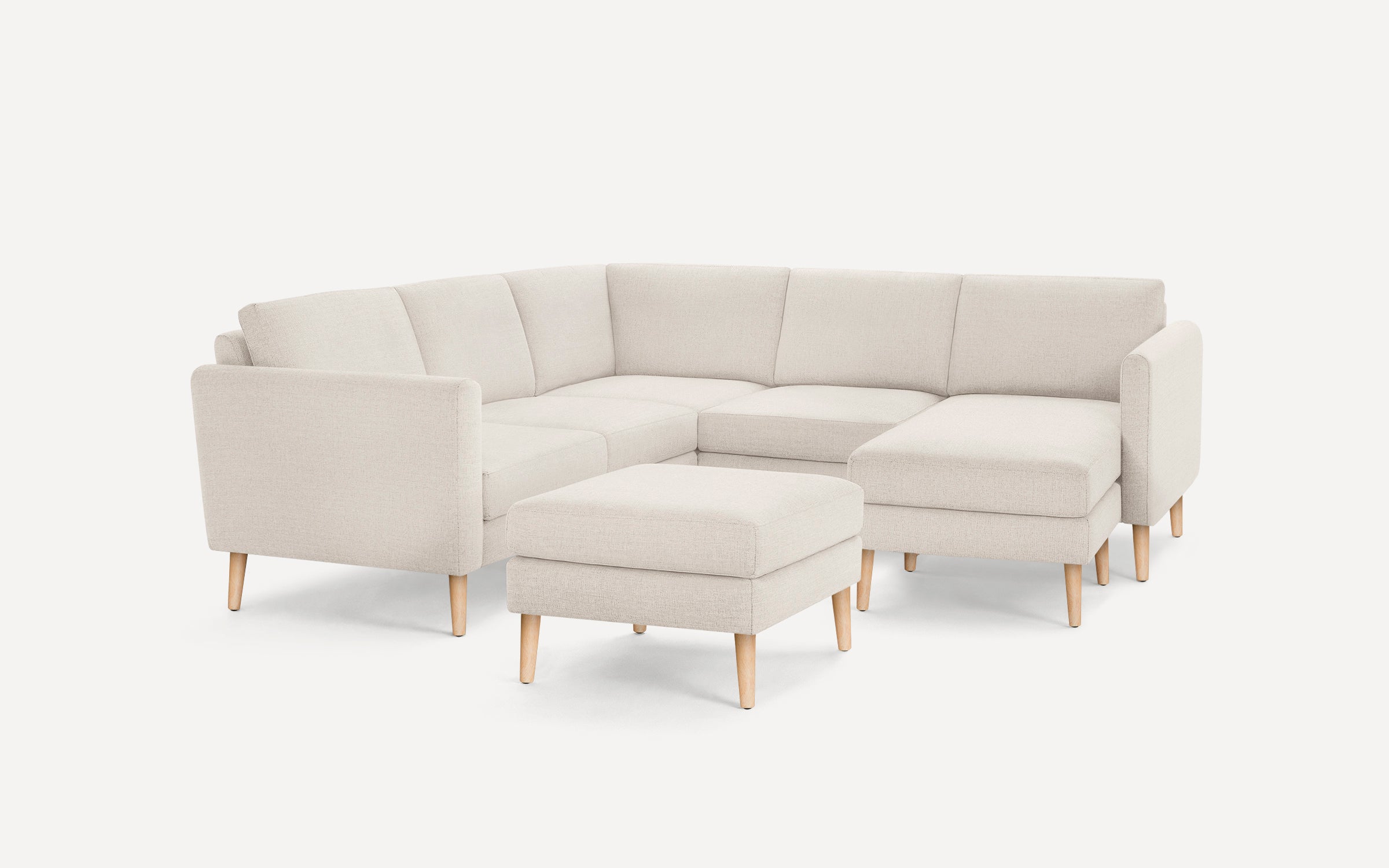 Nomad 5-Seat Corner Sectional with Chaise and Ottoman