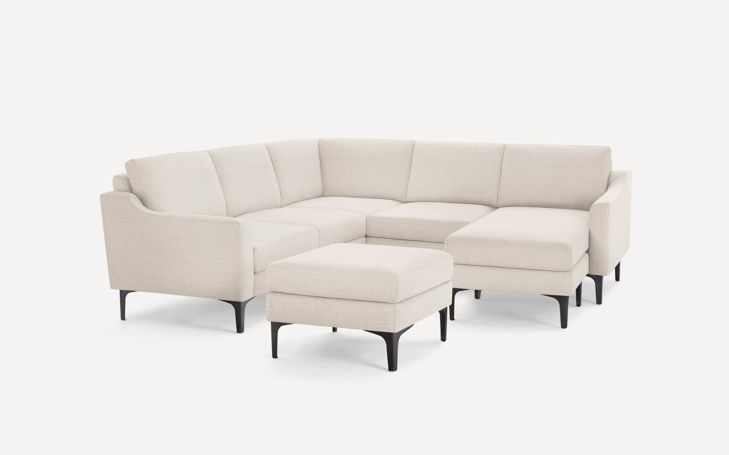 Nomad 5-Seat Corner Sectional with Chaise and Ottoman