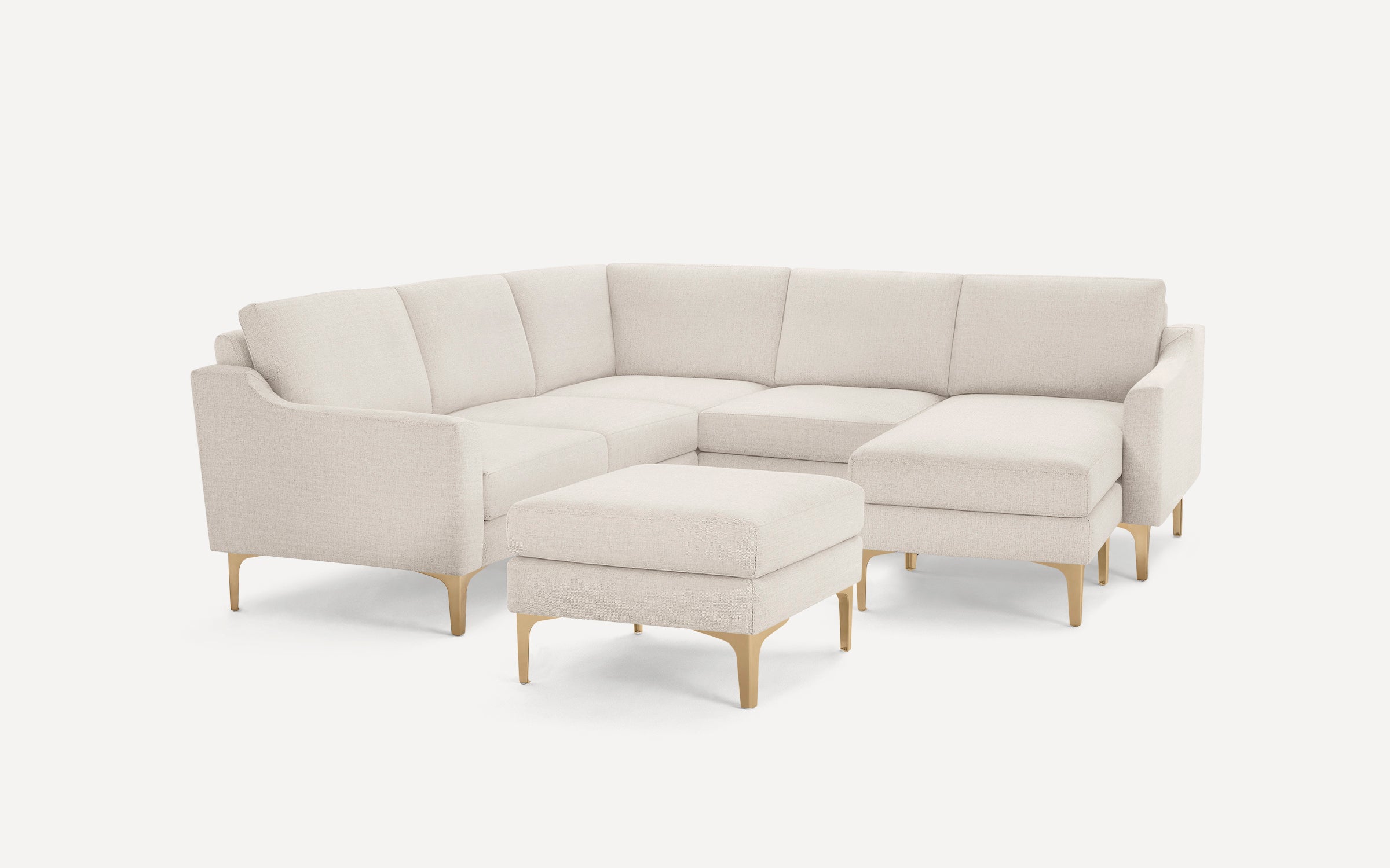 Nomad 5-Seat Corner Sectional with Chaise and Ottoman
