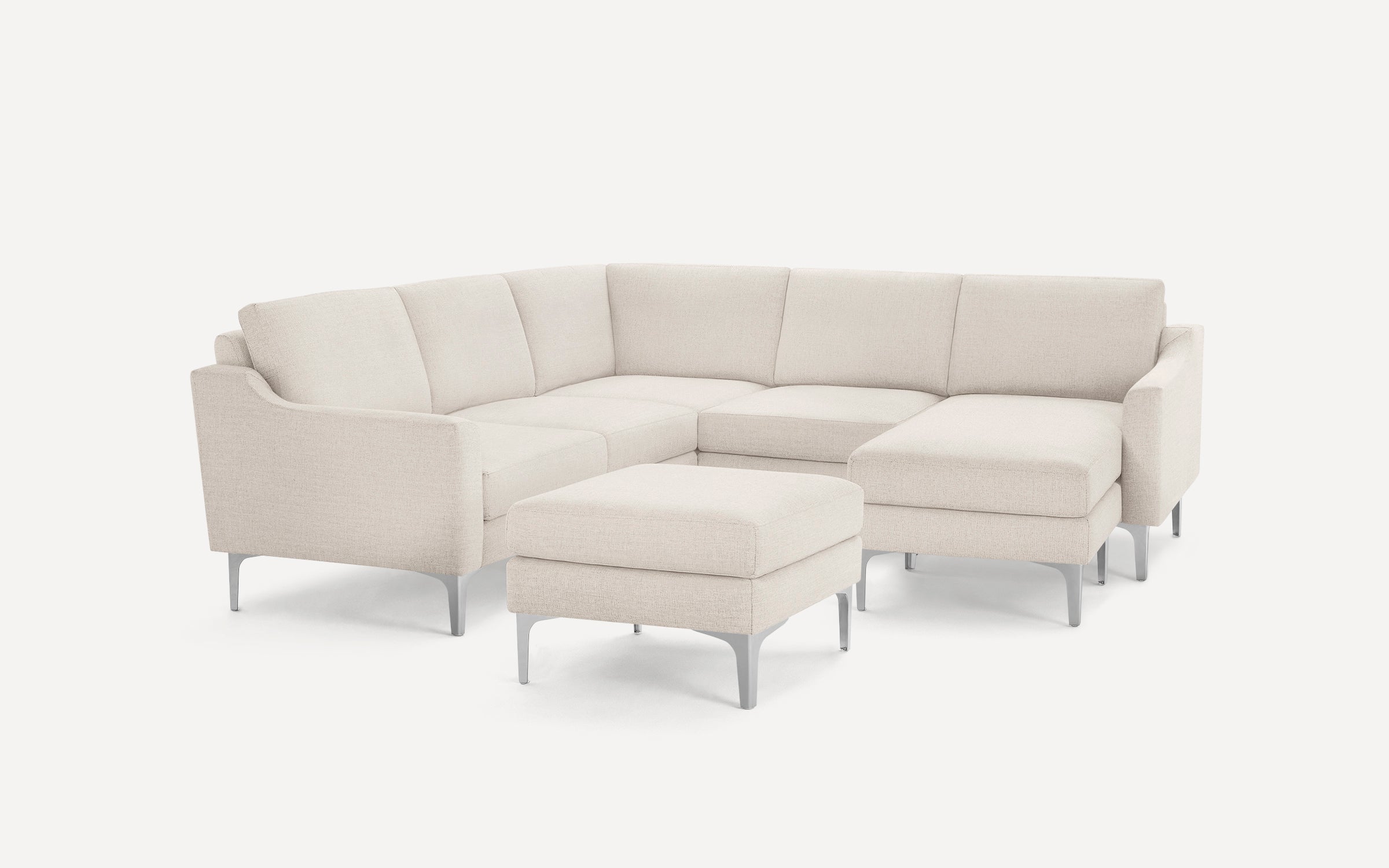 Nomad 5-Seat Corner Sectional with Chaise and Ottoman