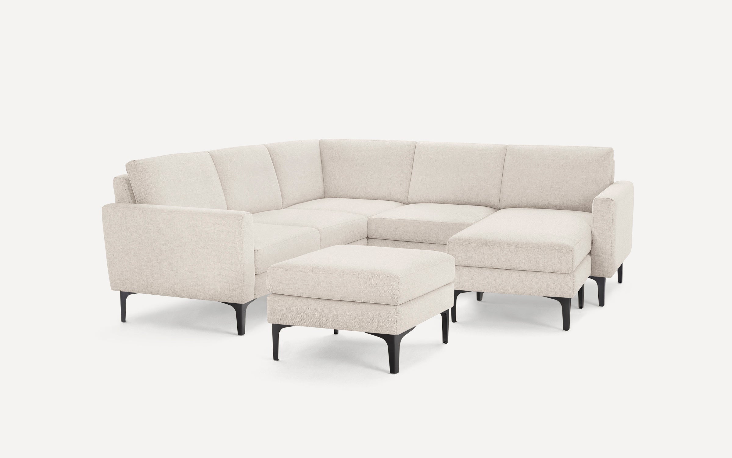 Nomad 5-Seat Corner Sectional with Chaise and Ottoman