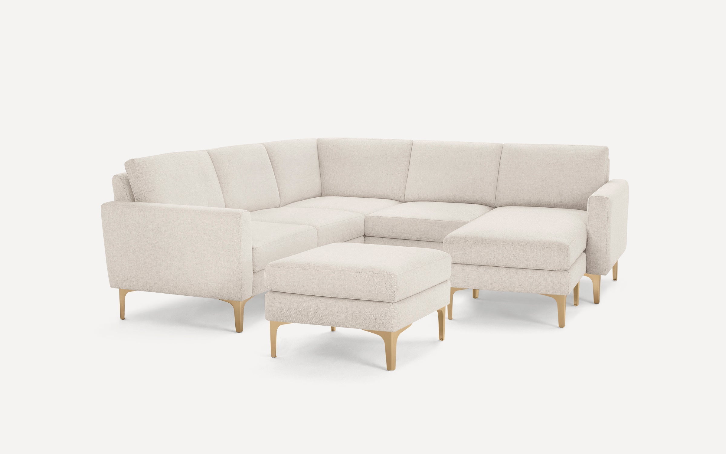 Nomad 5-Seat Corner Sectional with Chaise and Ottoman