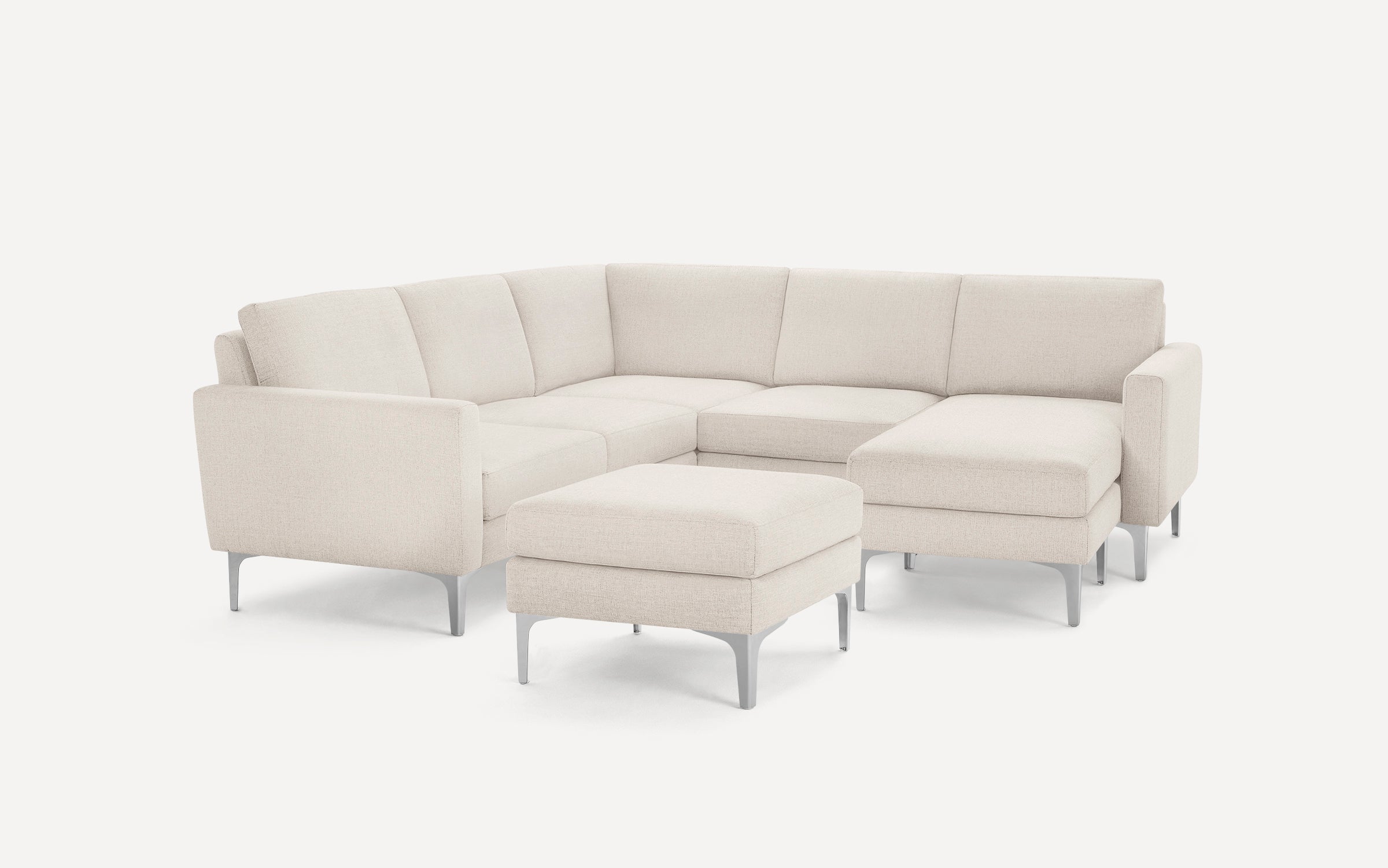 Nomad 5-Seat Corner Sectional with Chaise and Ottoman