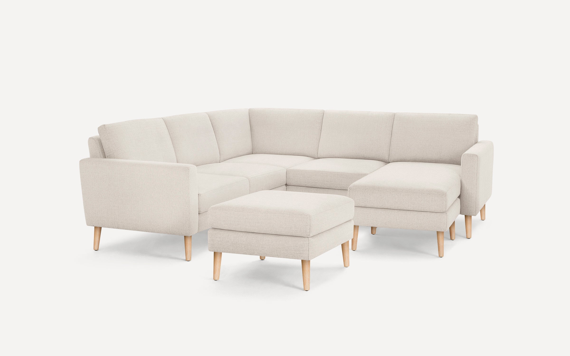 Nomad 5-Seat Corner Sectional with Chaise and Ottoman