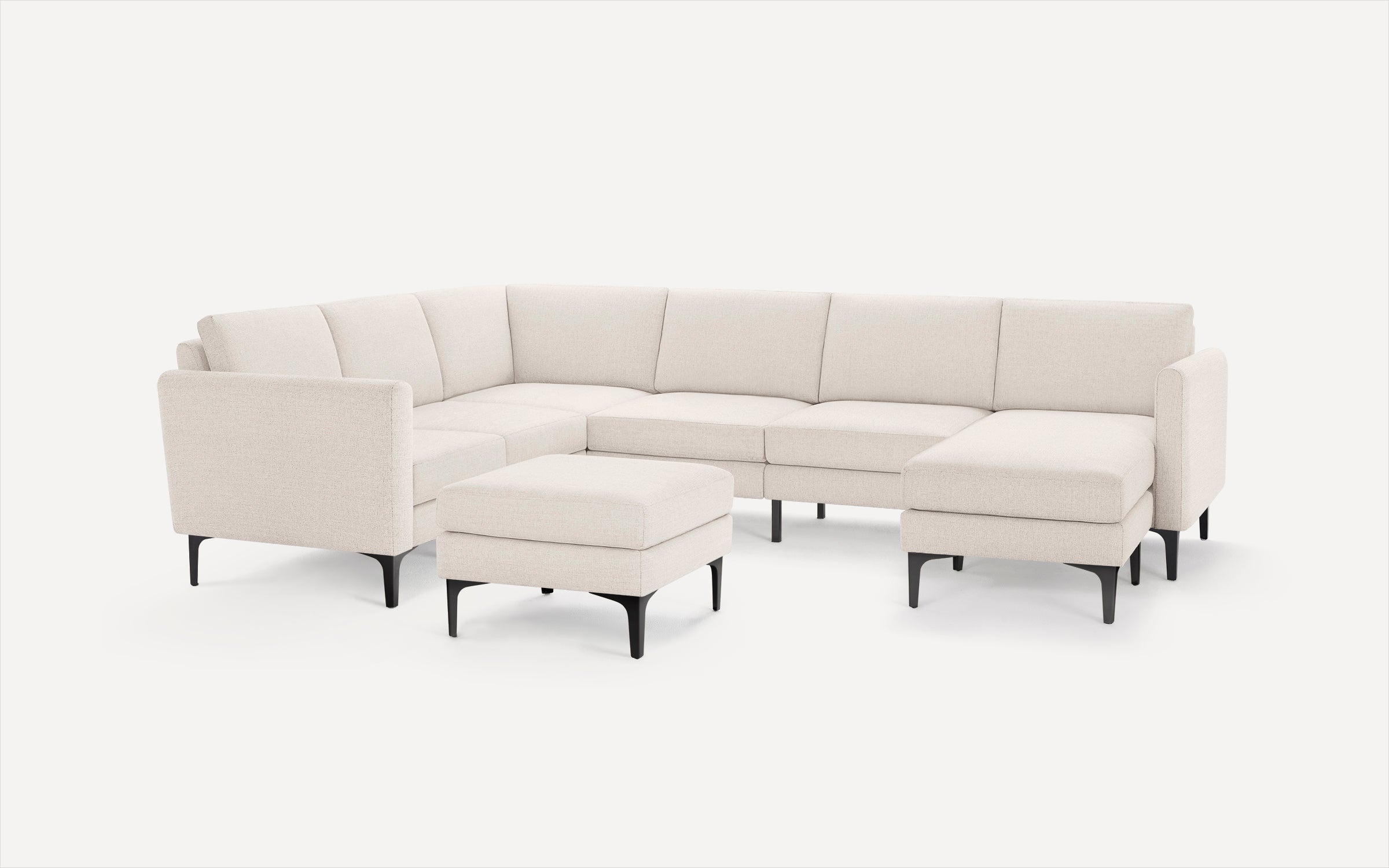Nomad 6-Seat Corner Sectional with Chaise and Ottoman