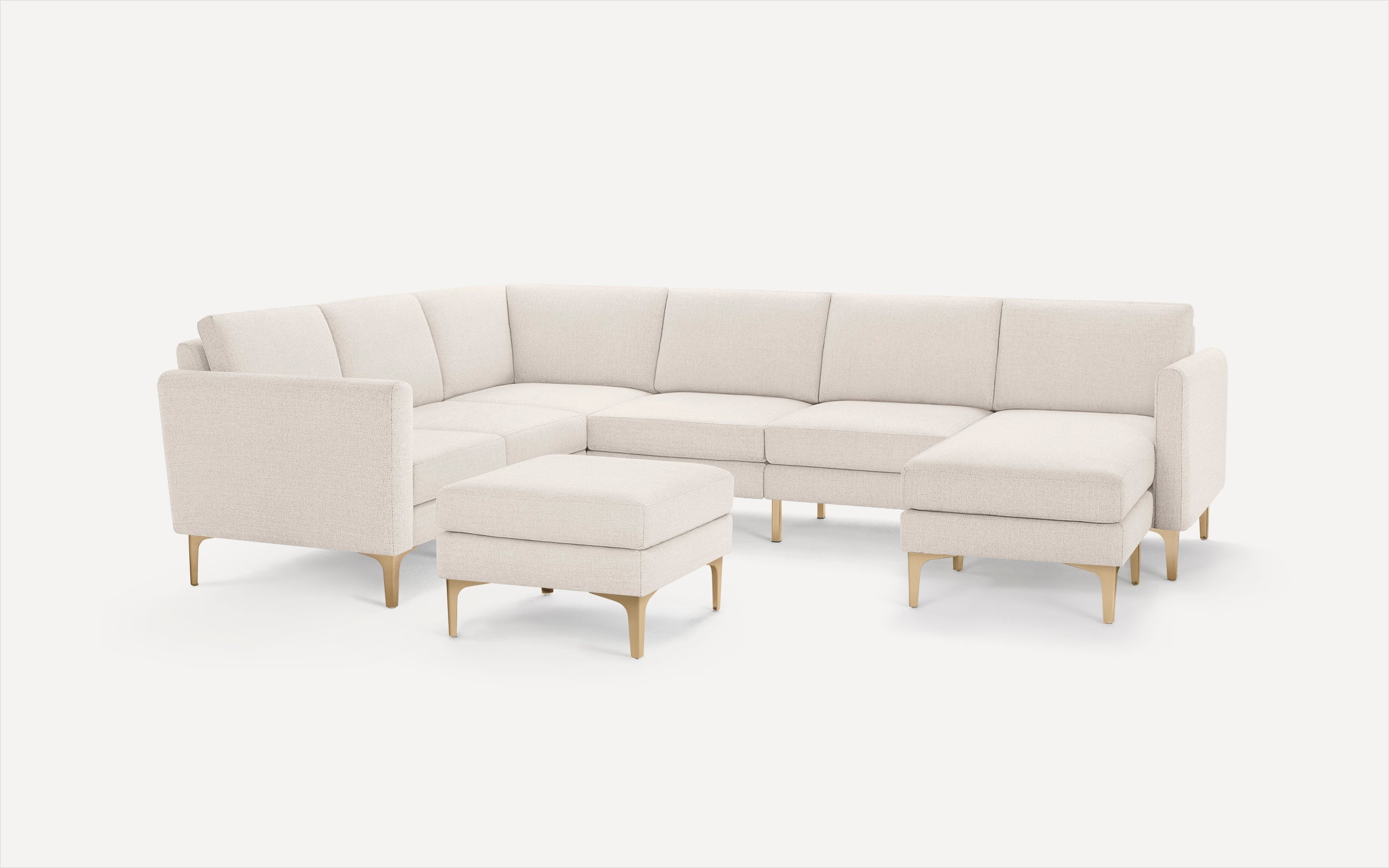 Nomad 6-Seat Corner Sectional with Chaise and Ottoman