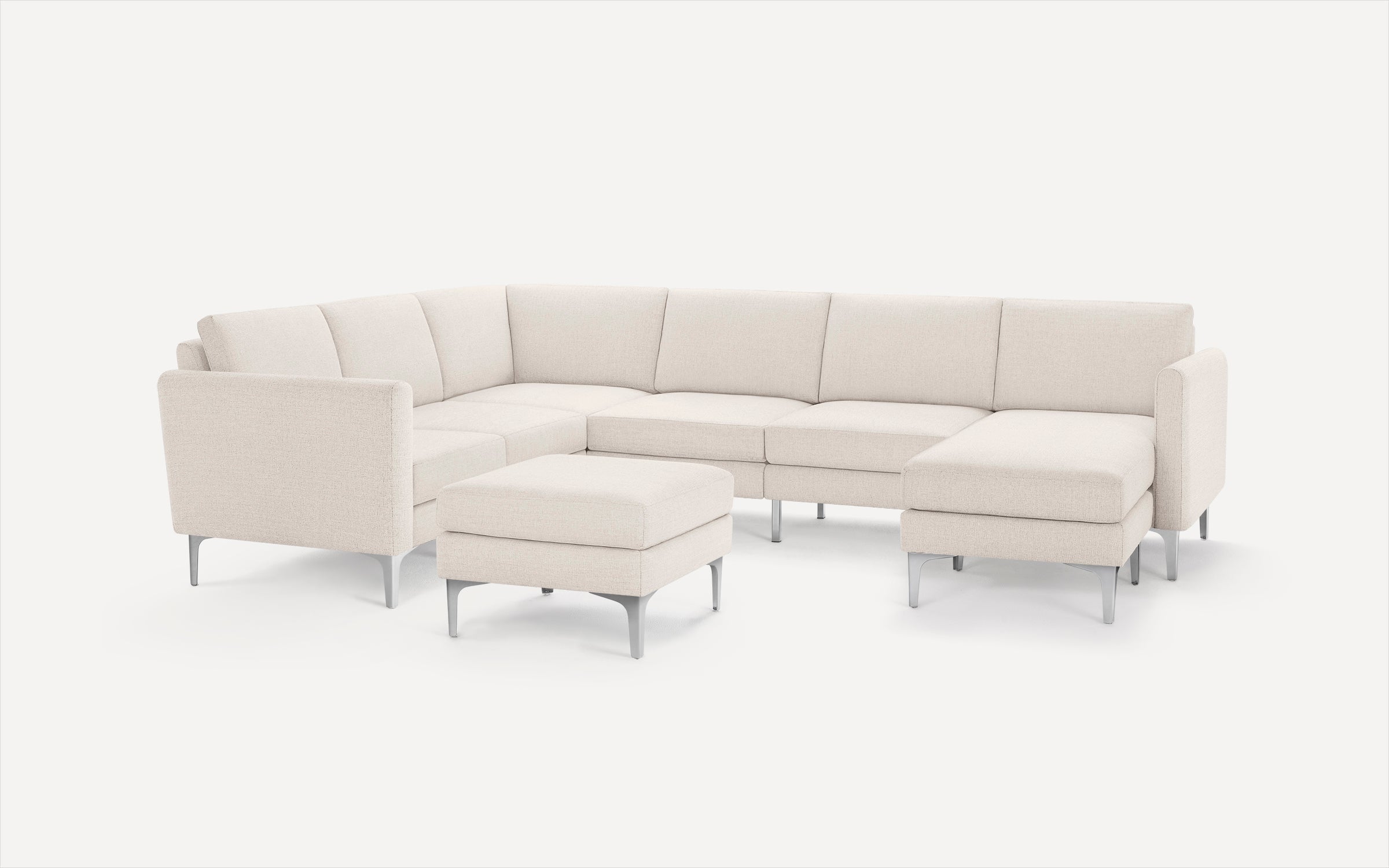 Nomad 6-Seat Corner Sectional with Chaise and Ottoman