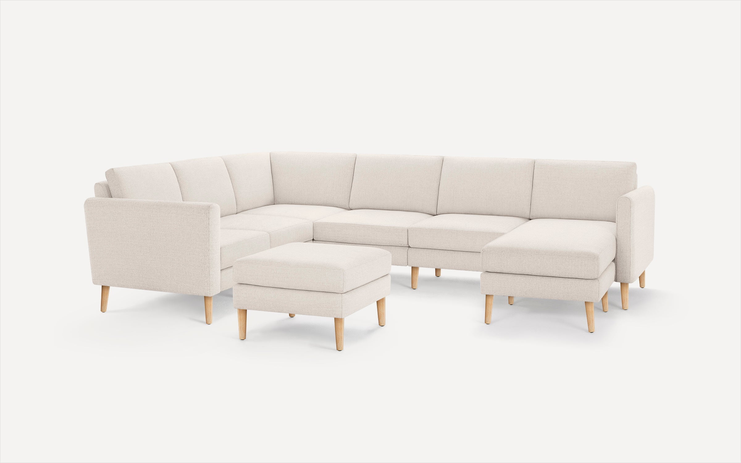 Nomad 6-Seat Corner Sectional with Chaise and Ottoman