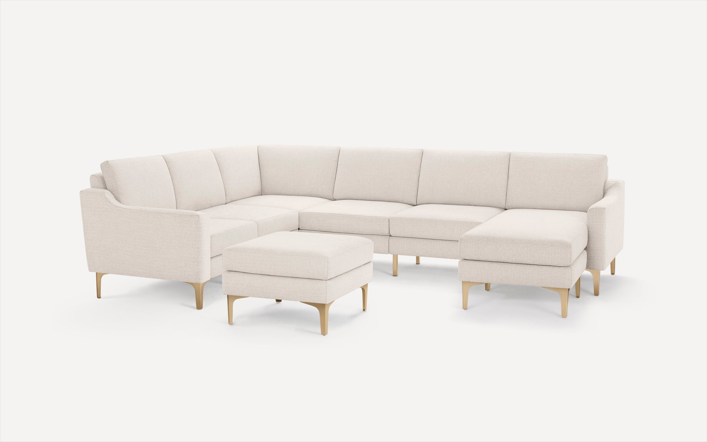 Nomad 6-Seat Corner Sectional with Chaise and Ottoman