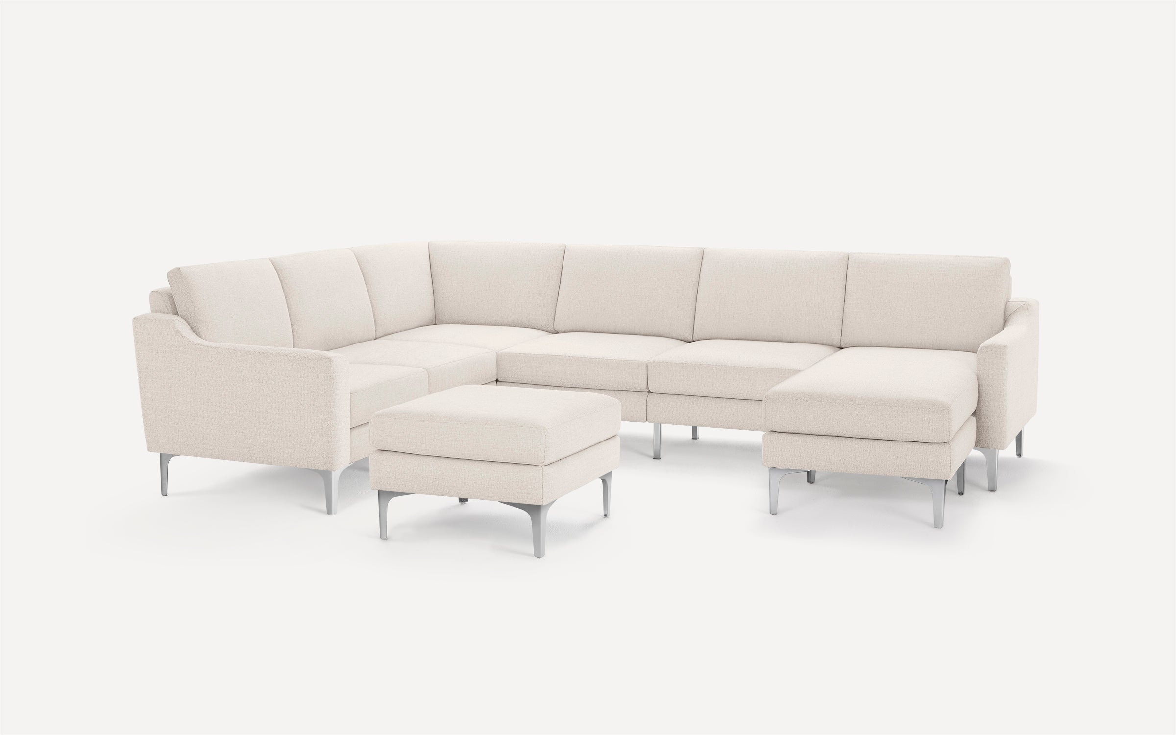 Nomad 6-Seat Corner Sectional with Chaise and Ottoman