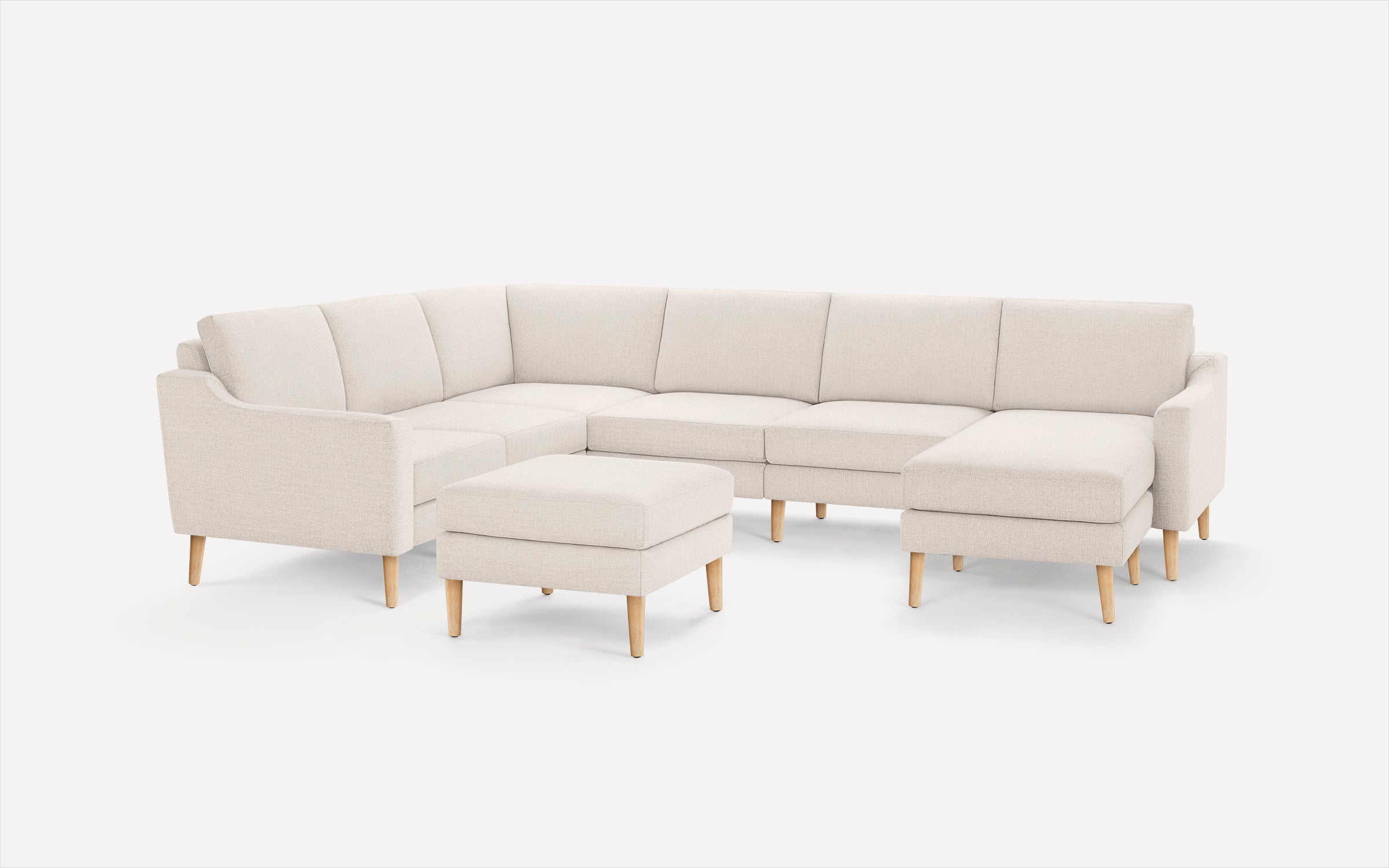 Nomad 6-Seat Corner Sectional with Chaise and Ottoman