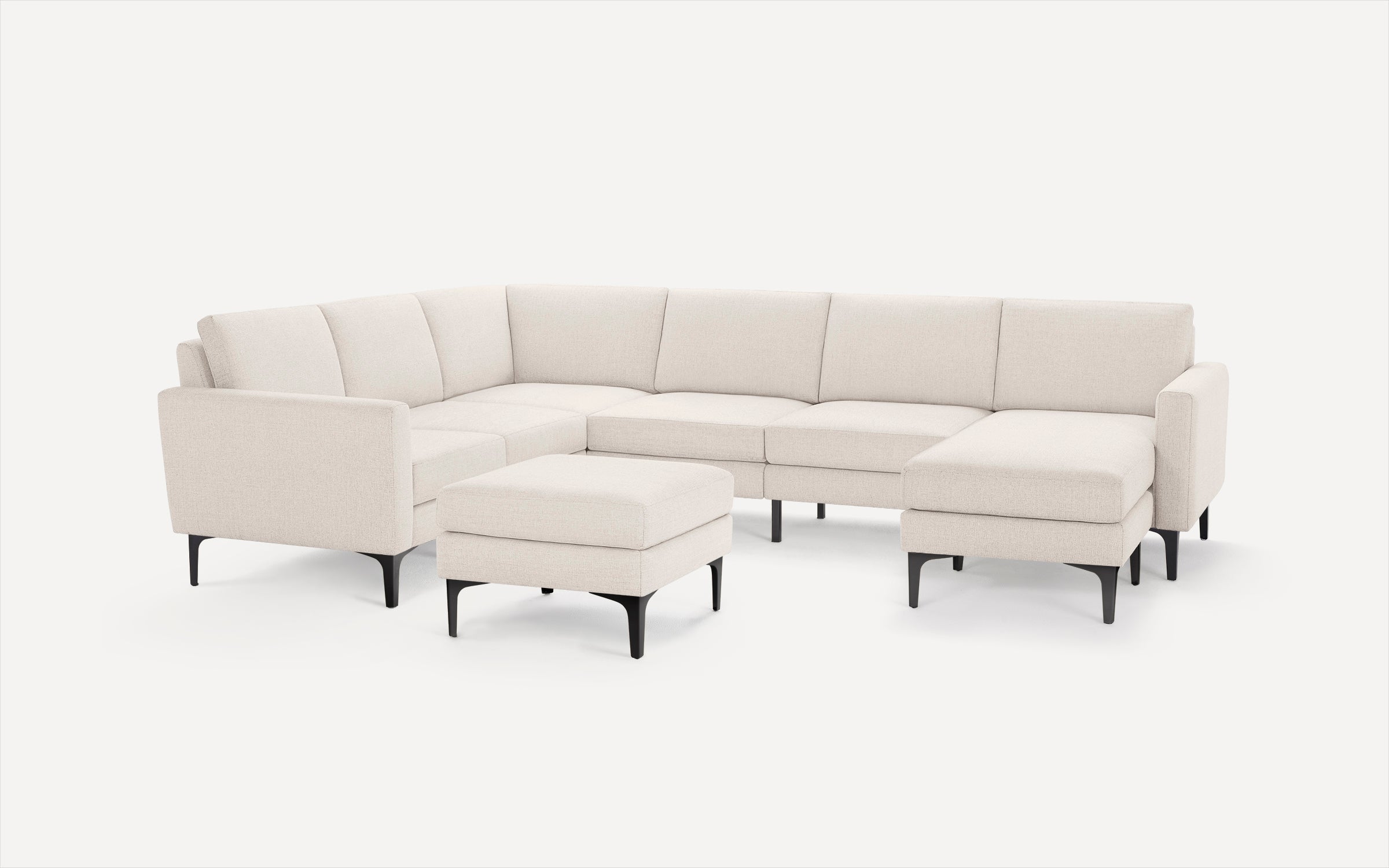 Nomad 6-Seat Corner Sectional with Chaise and Ottoman