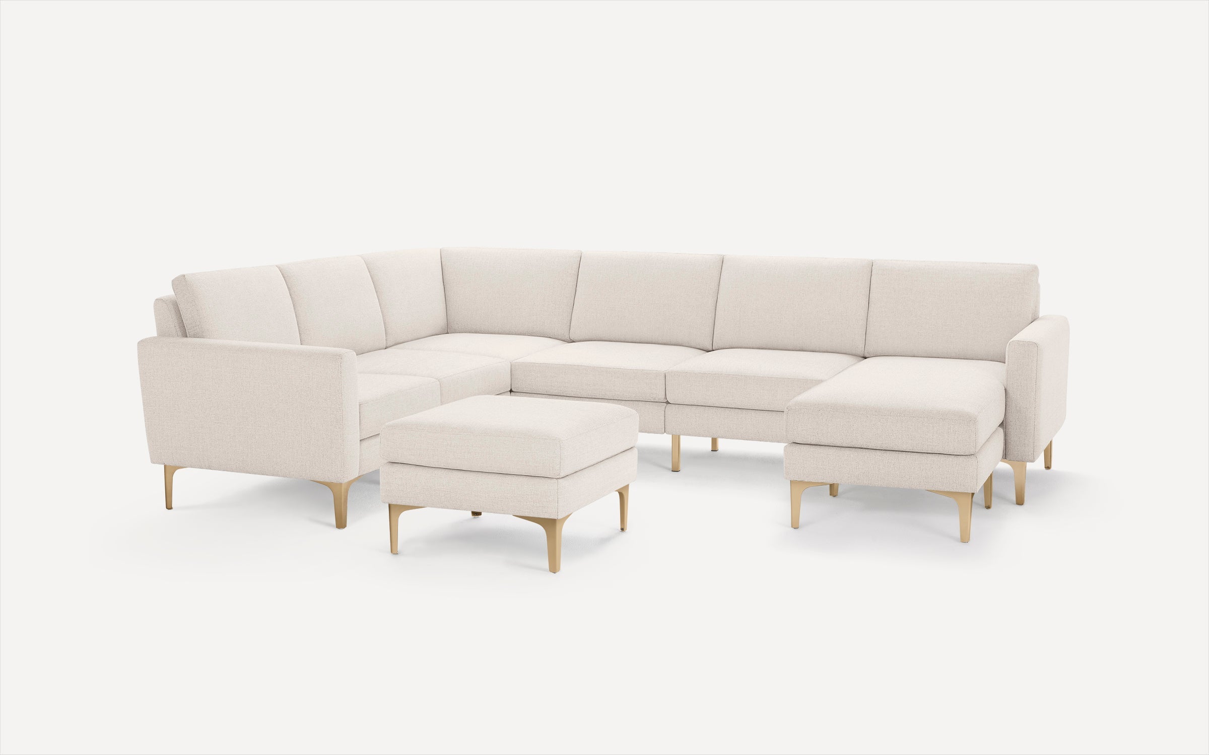 Nomad 6-Seat Corner Sectional with Chaise and Ottoman