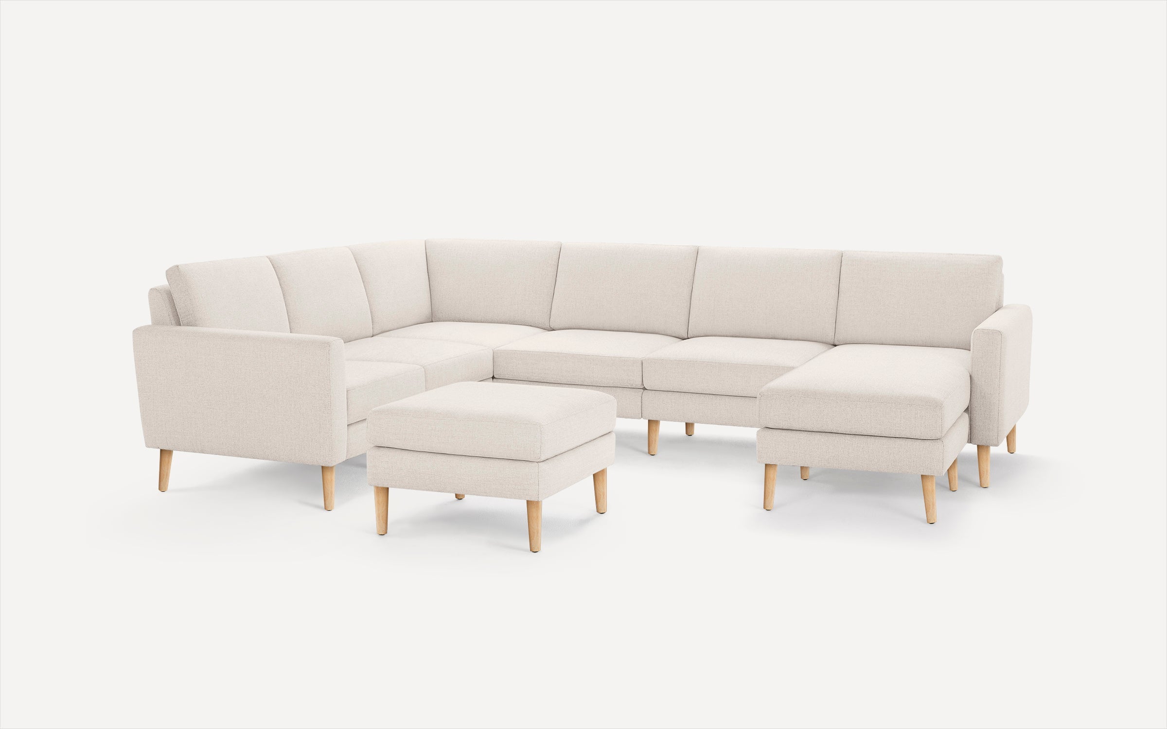 Nomad 6-Seat Corner Sectional with Chaise and Ottoman