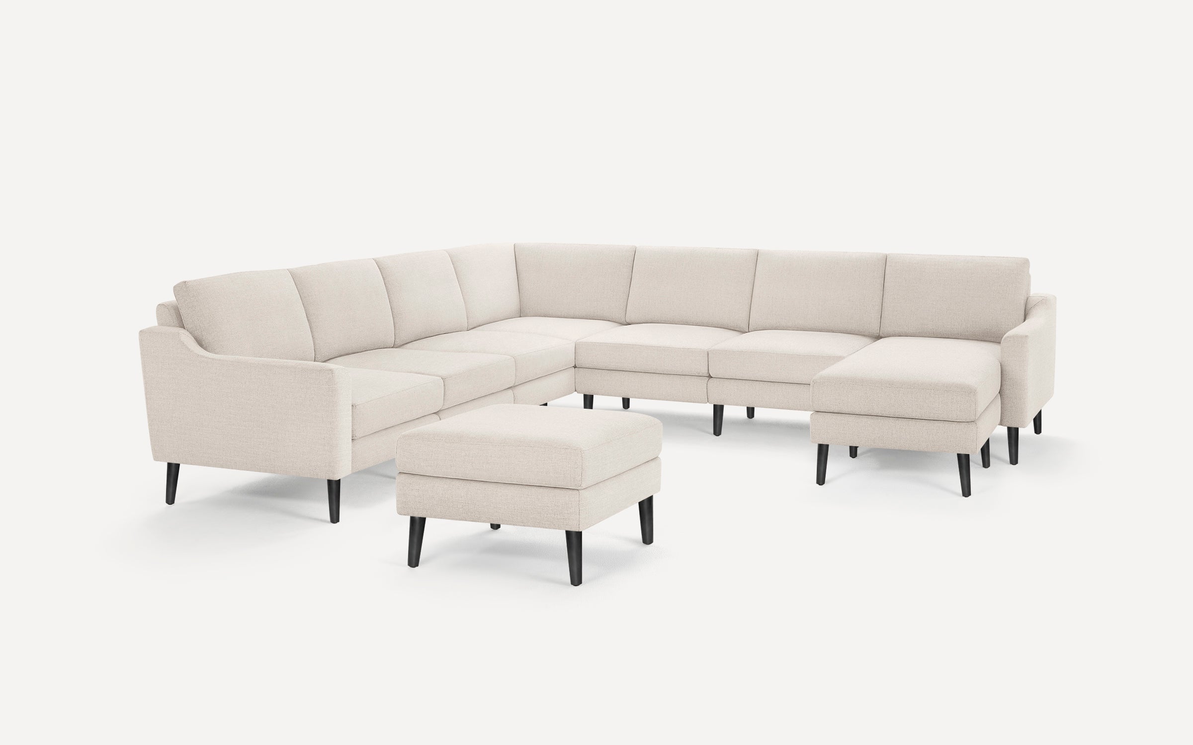 Nomad 7-Seat Corner Sectional with Chaise and Ottoman
