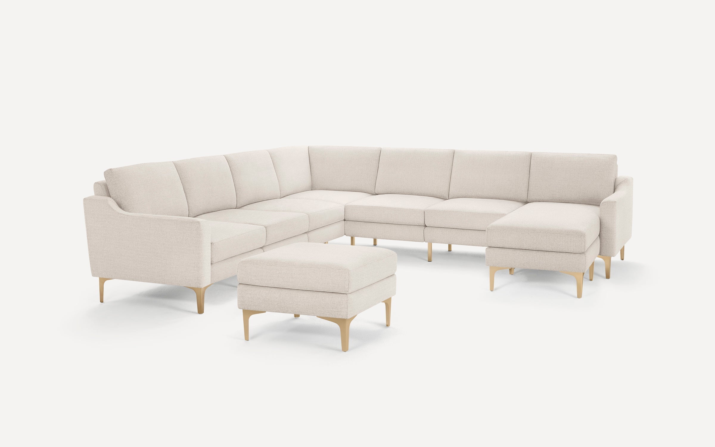 Nomad 7-Seat Corner Sectional with Chaise and Ottoman