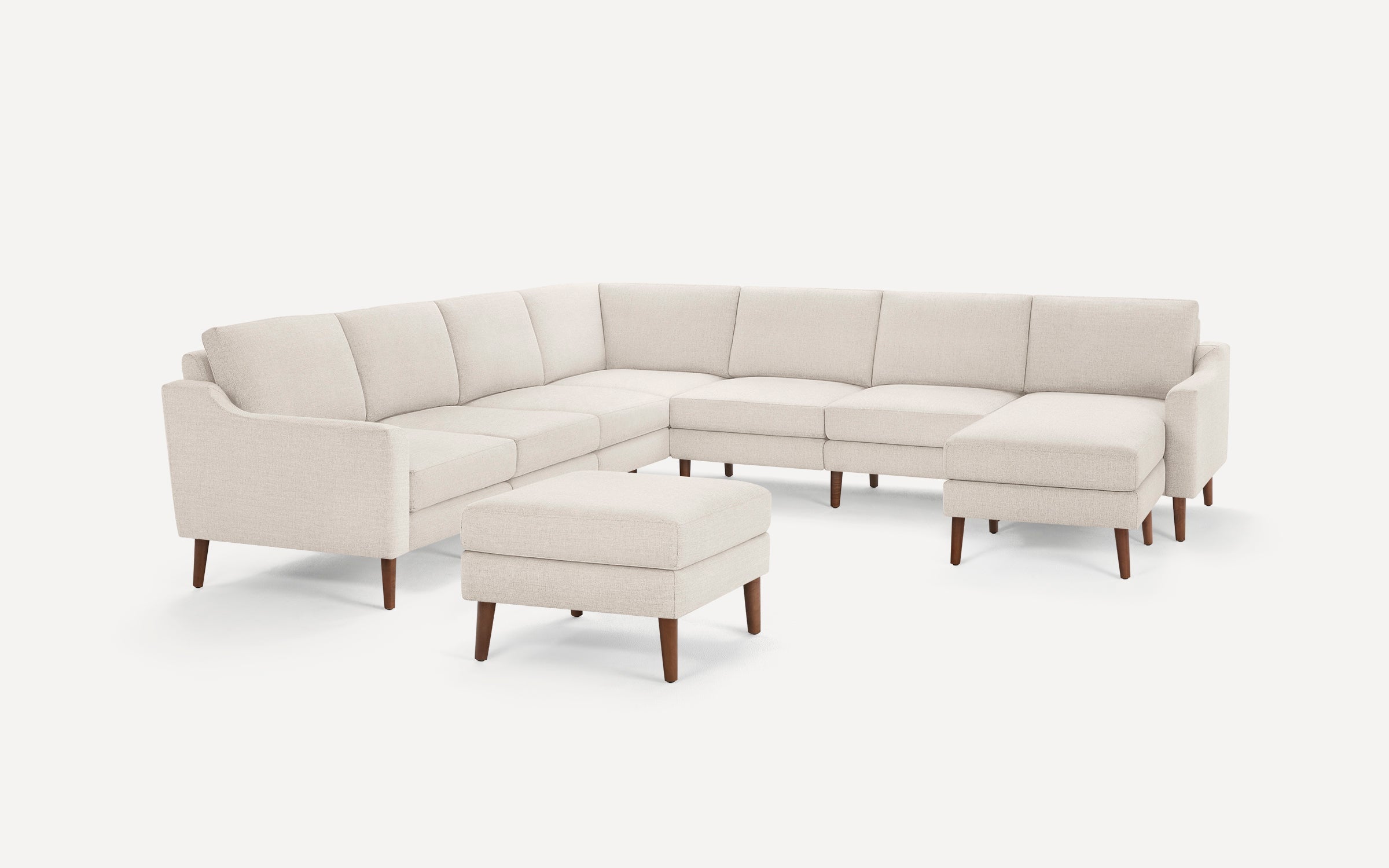 Nomad 7-Seat Corner Sectional with Chaise and Ottoman