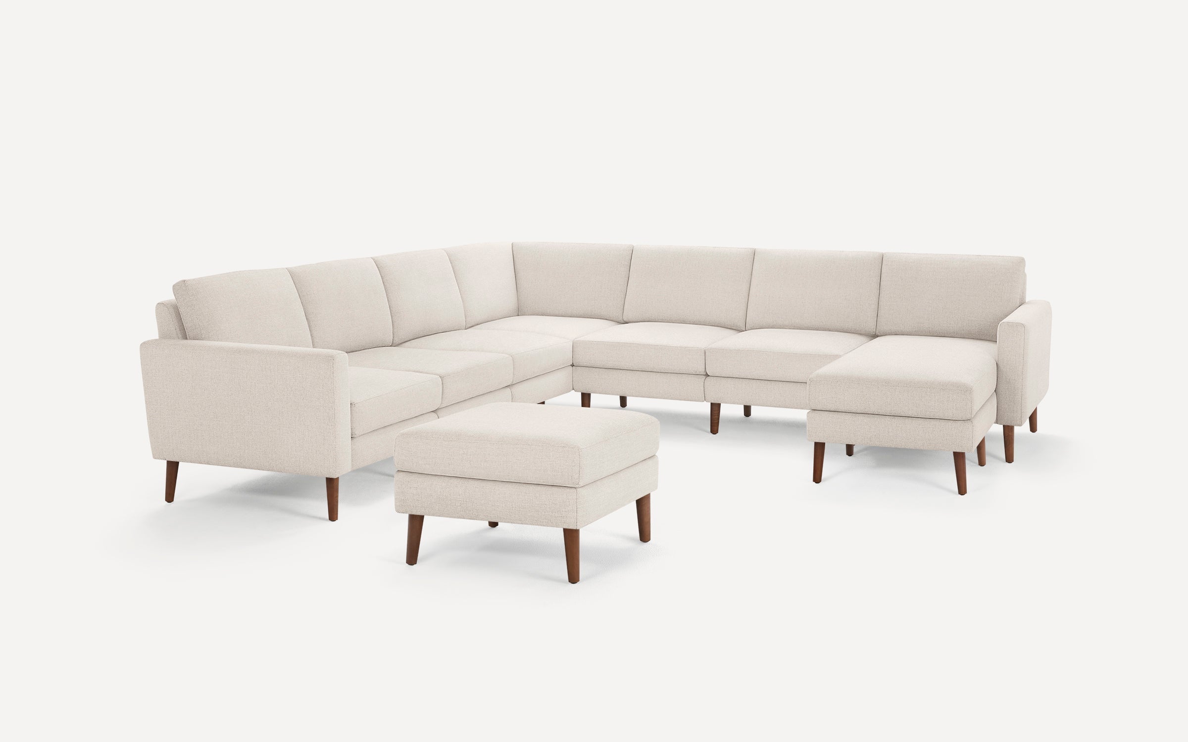 Nomad 7-Seat Corner Sectional with Chaise and Ottoman