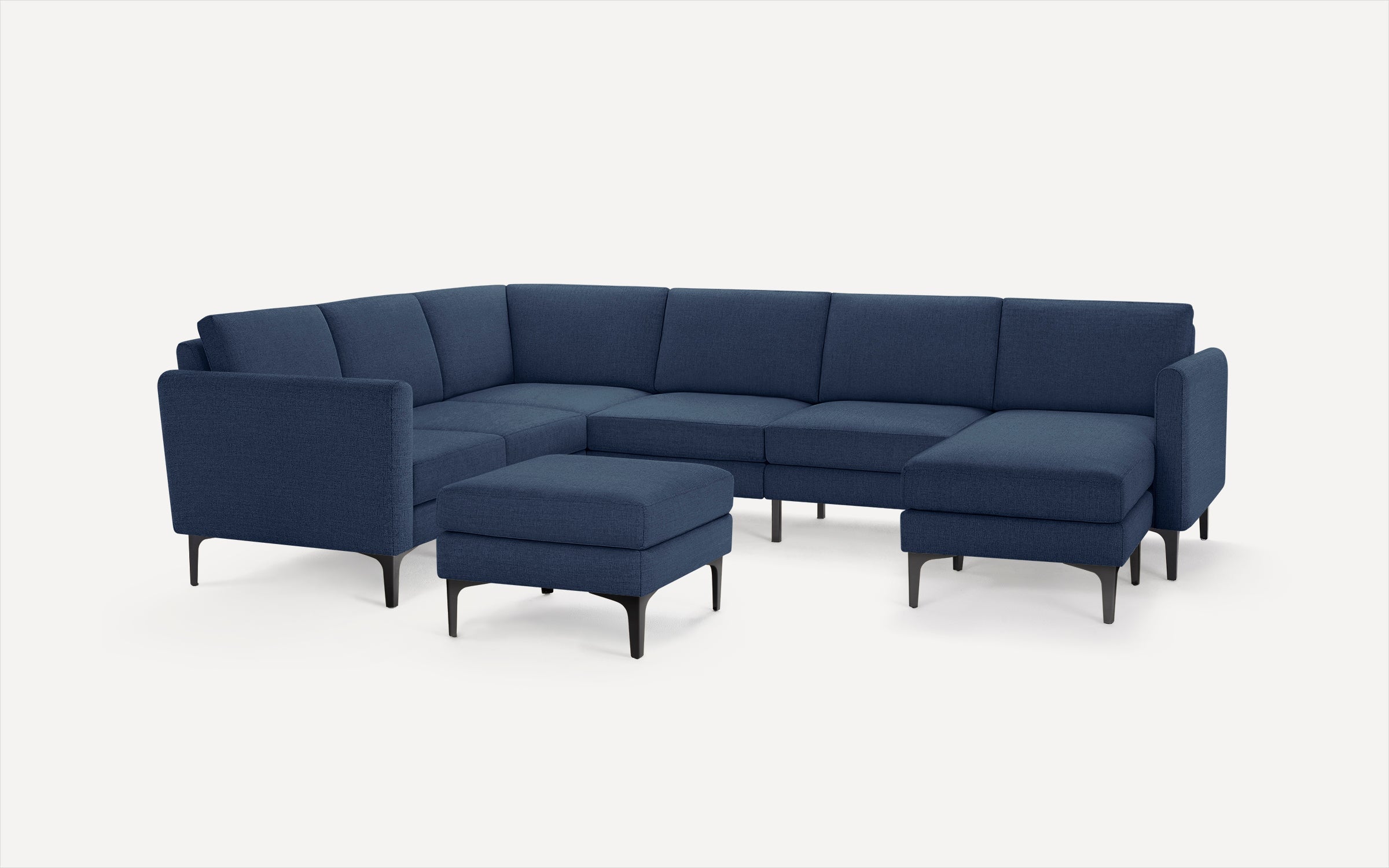 Nomad 6-Seat Corner Sectional with Chaise and Ottoman