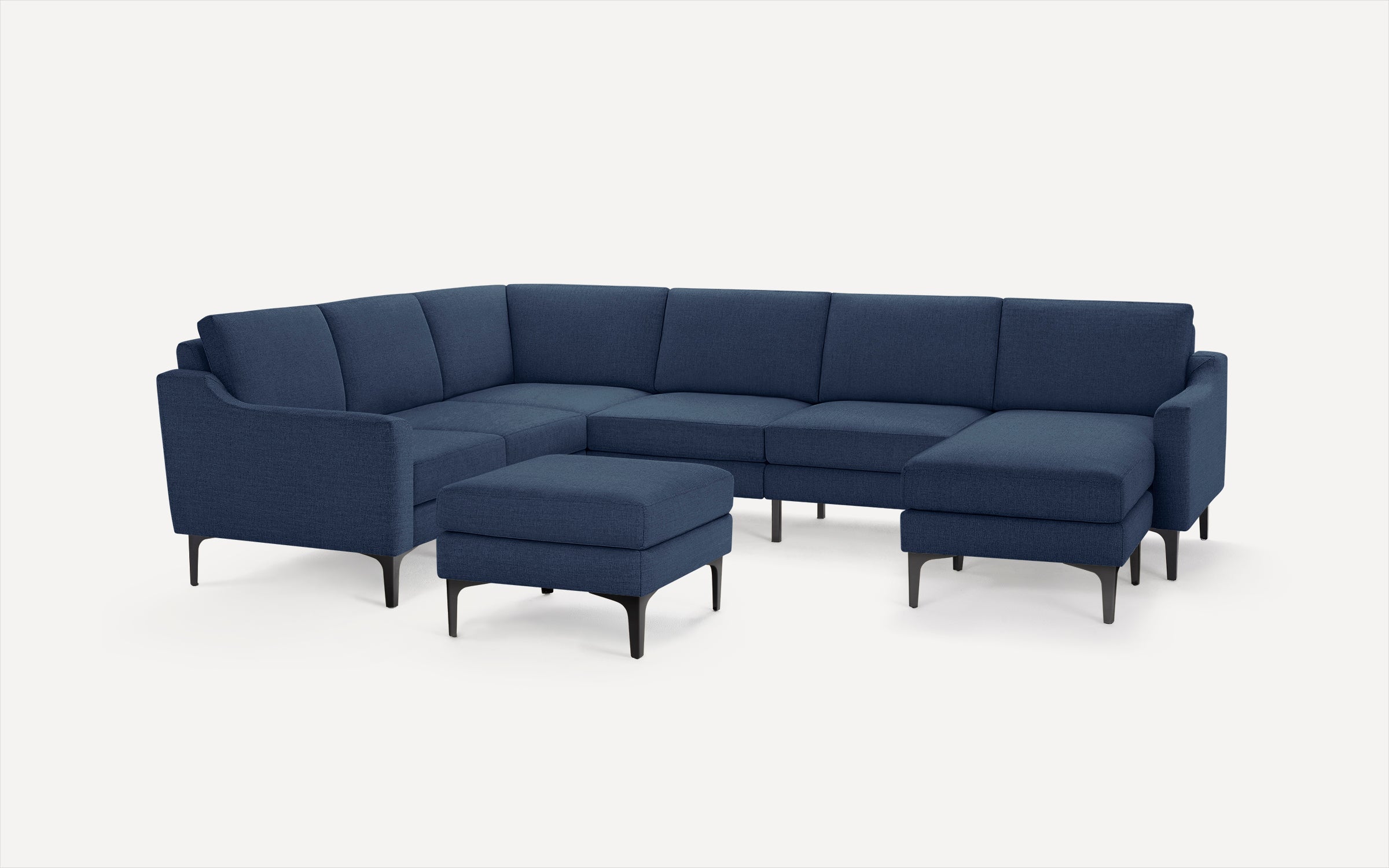 Nomad 6-Seat Corner Sectional with Chaise and Ottoman