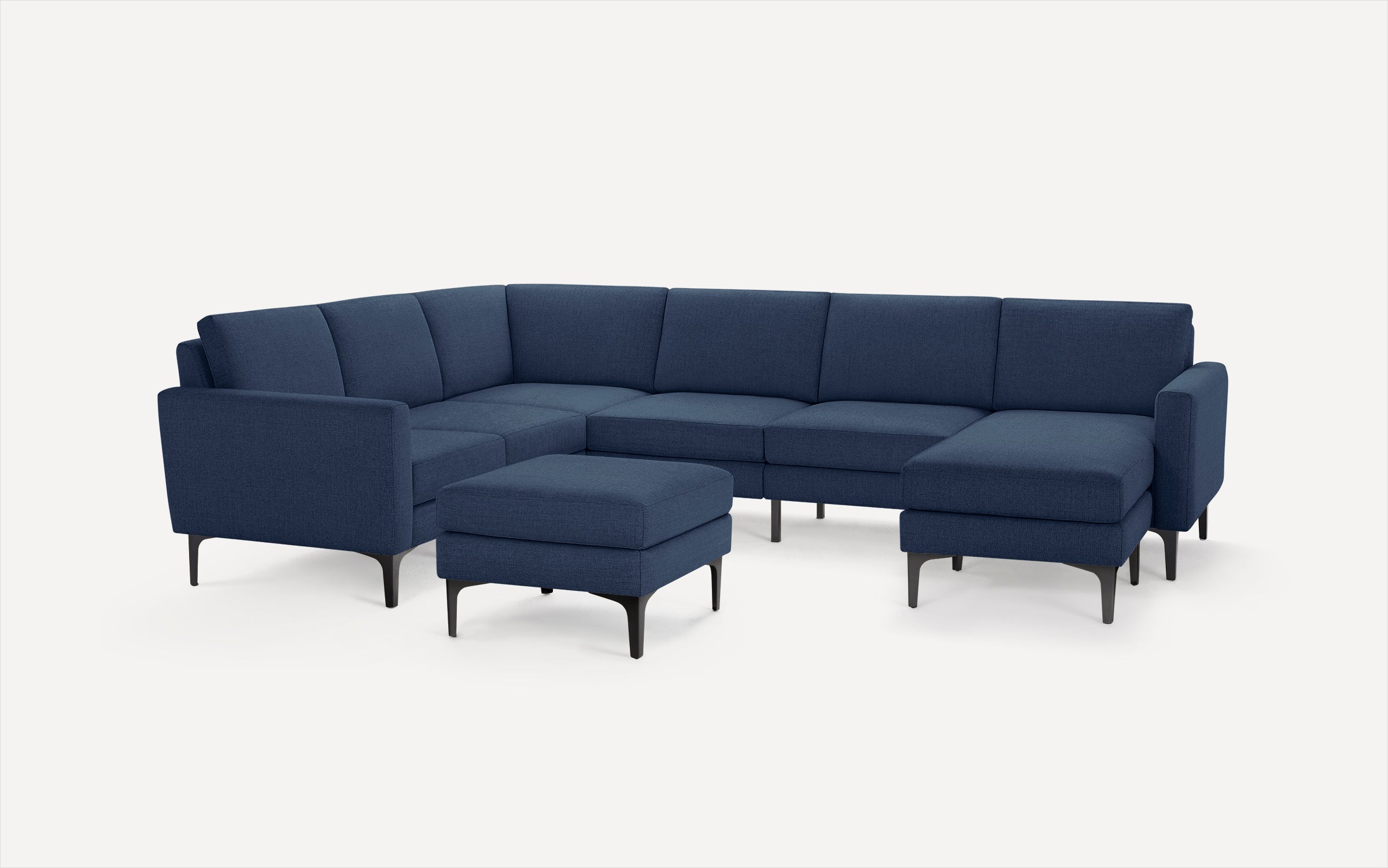 Nomad 6-Seat Corner Sectional with Chaise and Ottoman