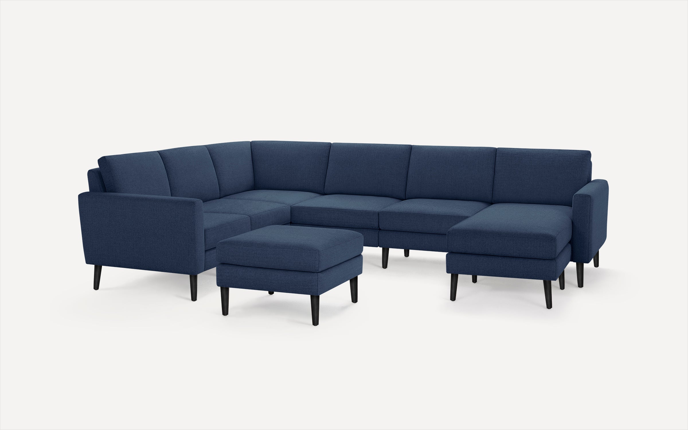 Nomad 6-Seat Corner Sectional with Chaise and Ottoman