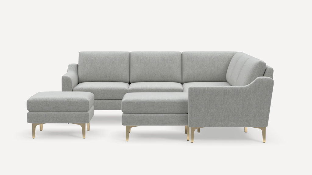 Nomad Plus 5-Seat Corner Sectional with Chaise and Ottoman
