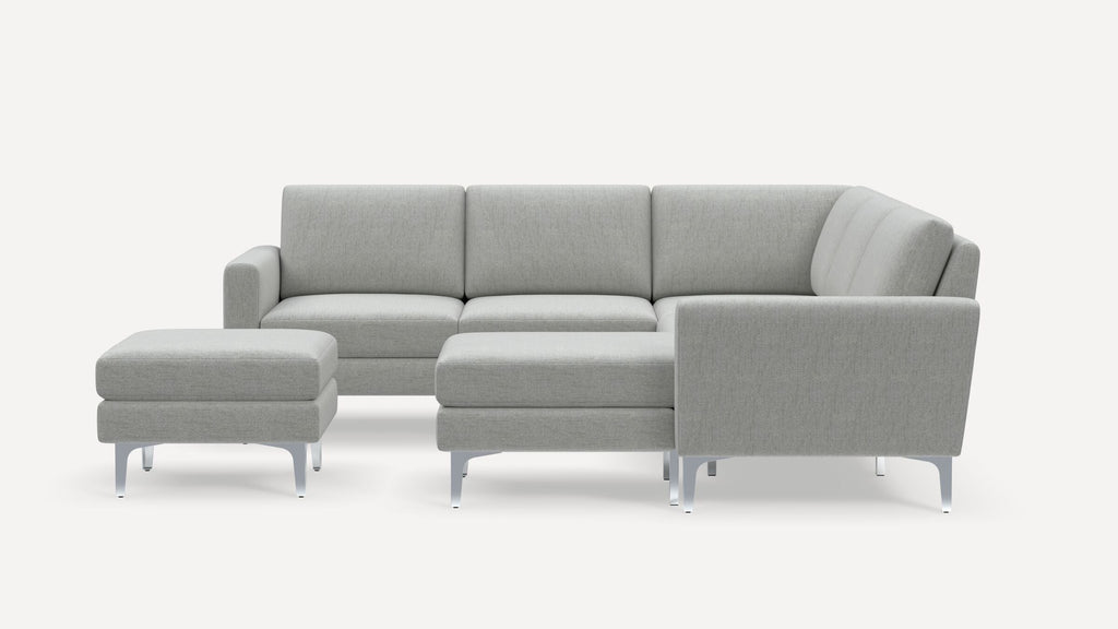 Nomad Plus 5-Seat Corner Sectional with Chaise and Ottoman