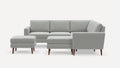 Nomad Plus 5-Seat Corner Sectional with Chaise and Ottoman
