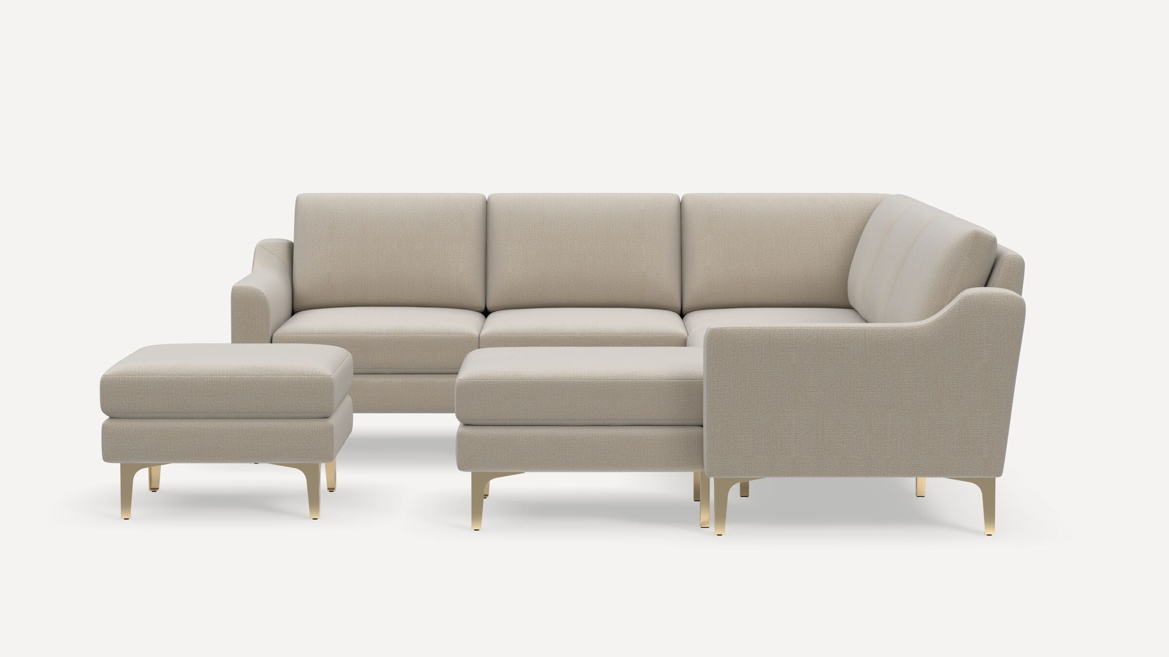 Nomad Plus 5-Seat Corner Sectional with Chaise and Ottoman