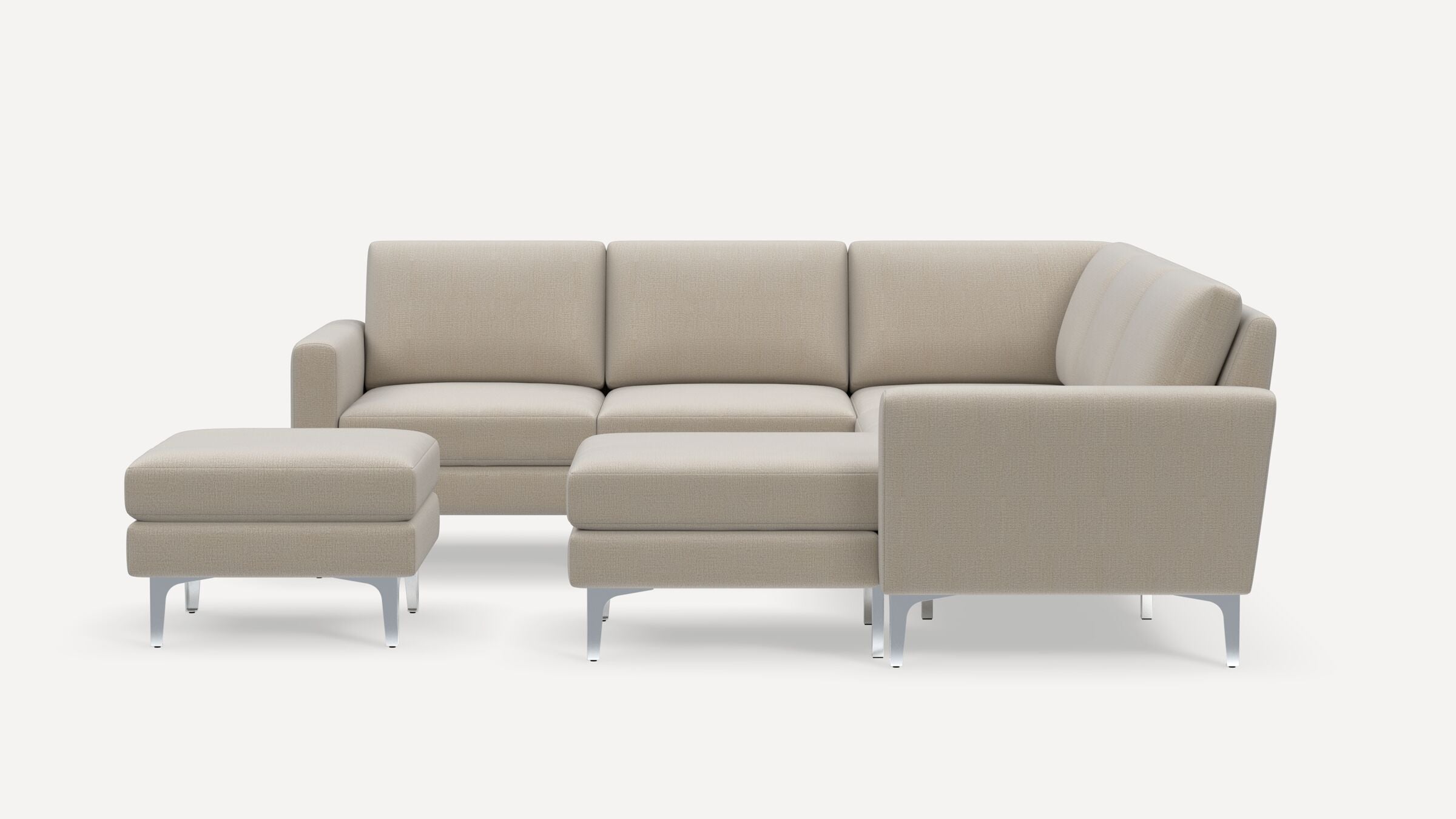 Nomad Plus 5-Seat Corner Sectional with Chaise and Ottoman