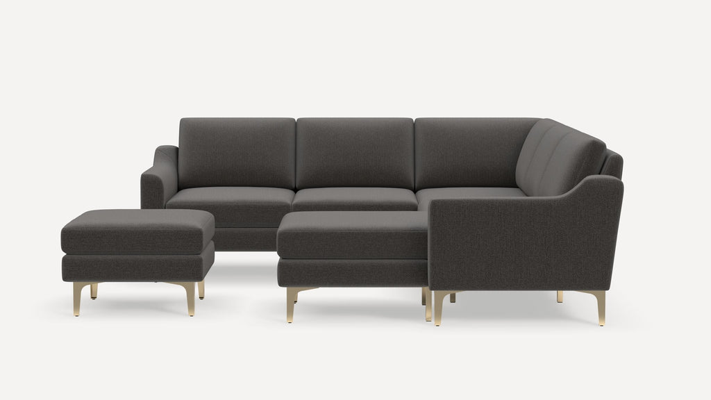 Nomad Plus 5-Seat Corner Sectional with Chaise and Ottoman