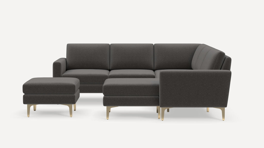Nomad Plus 5-Seat Corner Sectional with Chaise and Ottoman