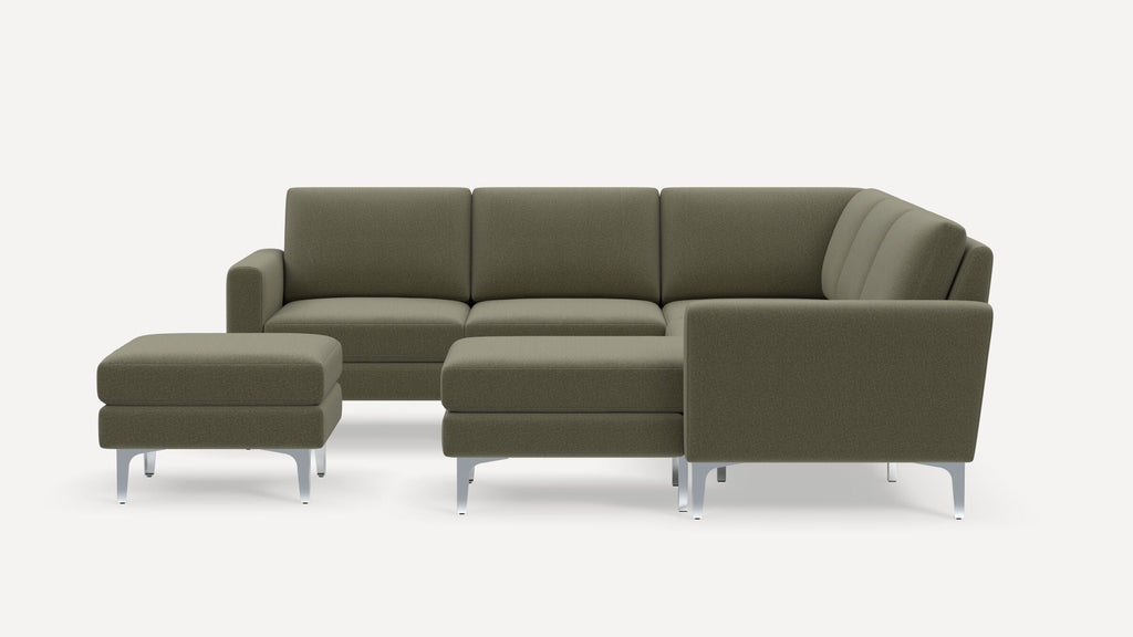 Nomad Plus 5-Seat Corner Sectional with Chaise and Ottoman
