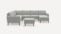 Nomad Plus 6-Seat Corner Sectional with Chaise and Ottoman