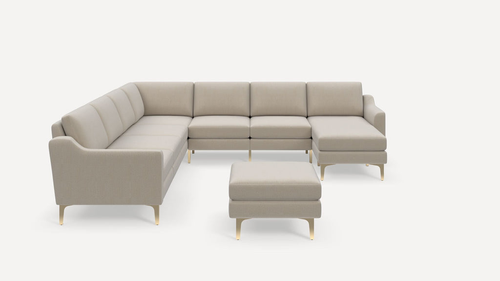 Nomad Plus 7-Seat Corner Sectional with Chaise and Ottoman