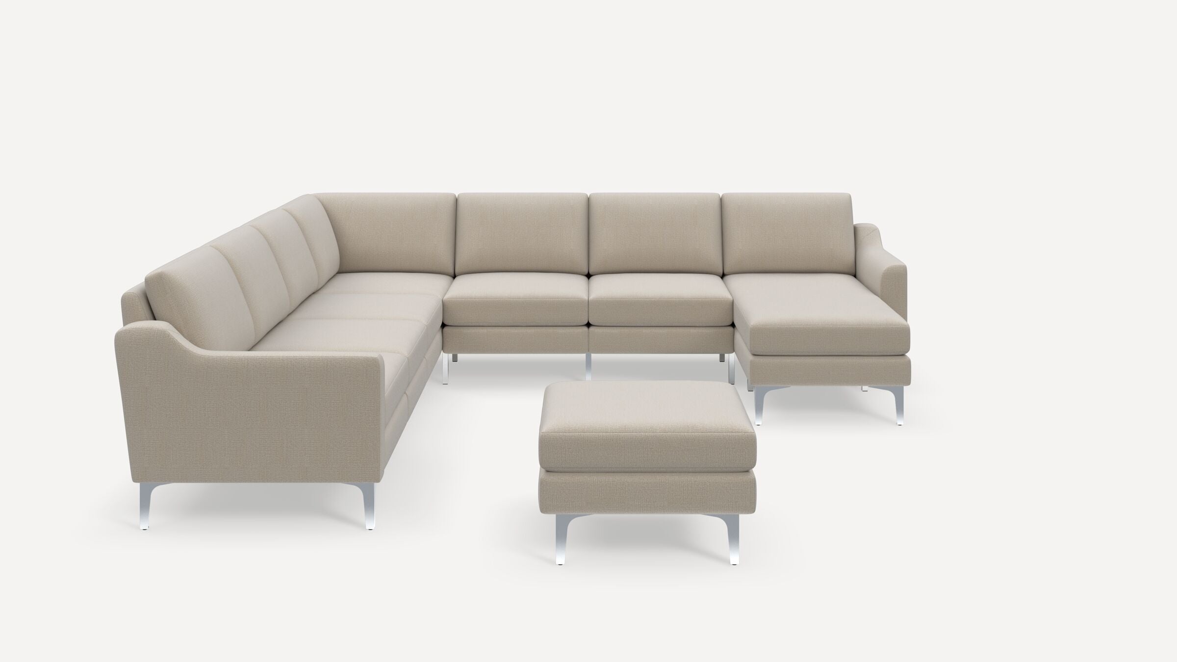 Nomad Plus 7-Seat Corner Sectional with Chaise and Ottoman