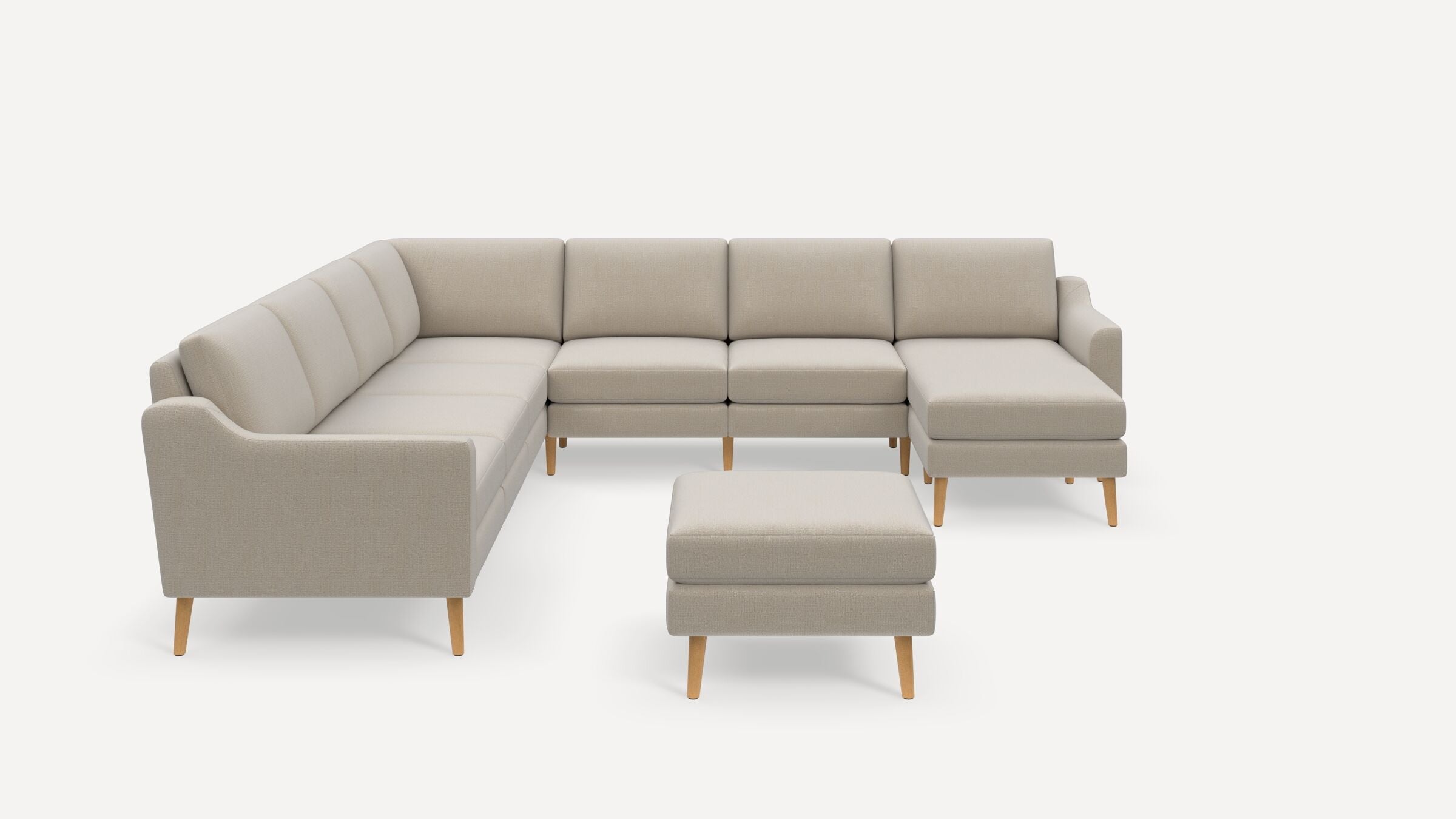 Nomad Plus 7-Seat Corner Sectional with Chaise and Ottoman