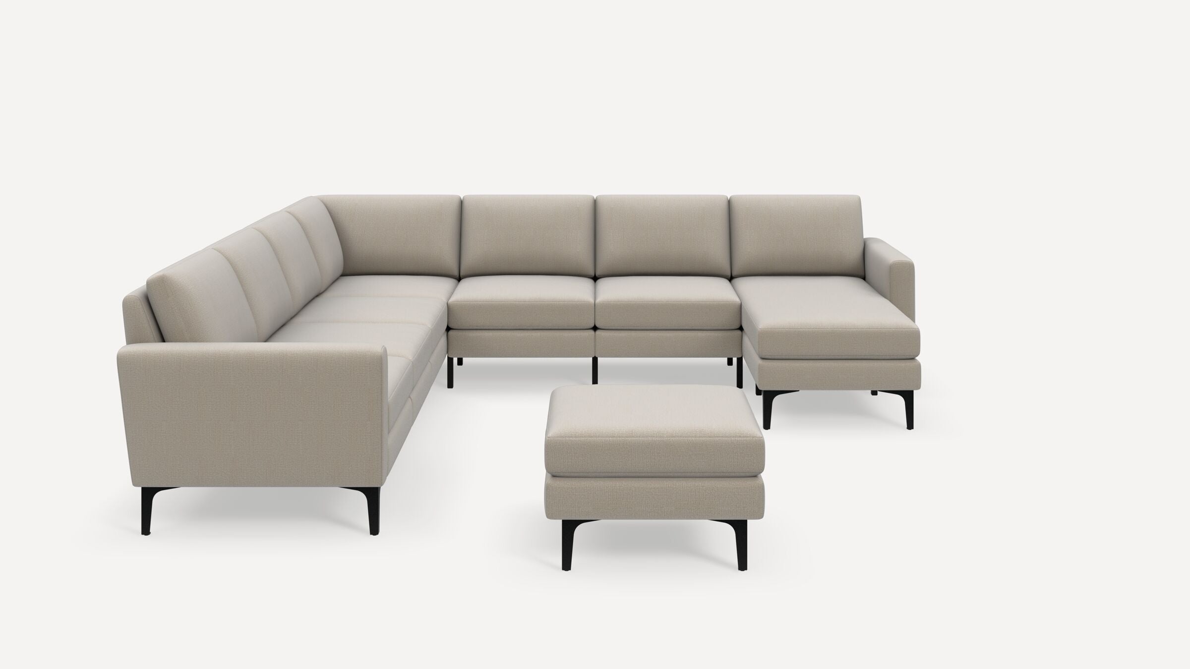 Nomad Plus 7-Seat Corner Sectional with Chaise and Ottoman