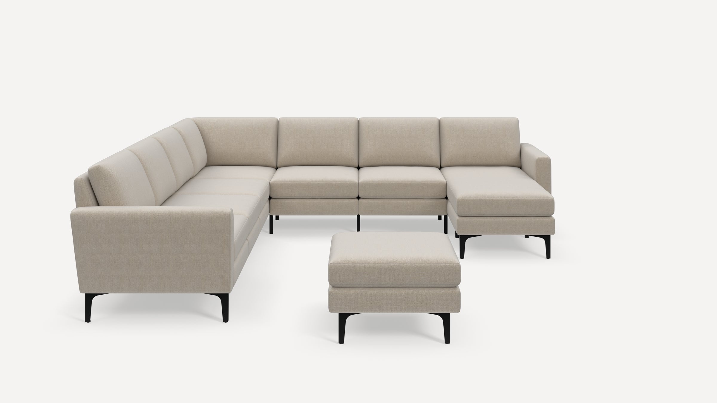 Nomad Plus 7-Seat Corner Sectional with Chaise and Ottoman