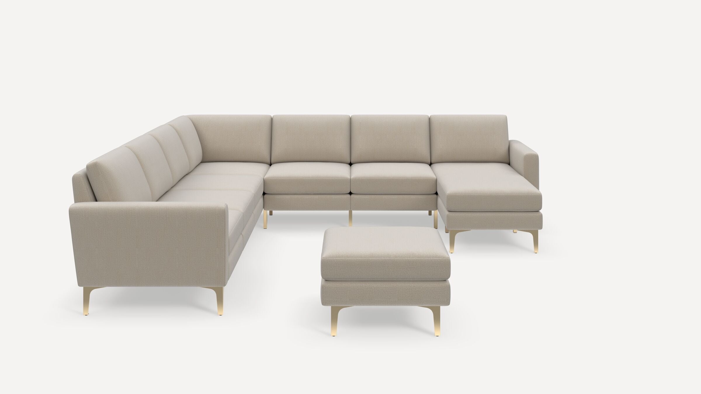 Nomad Plus 7-Seat Corner Sectional with Chaise and Ottoman