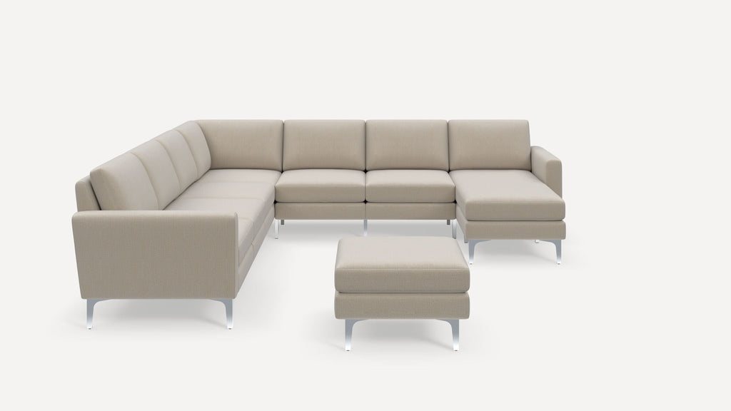 Nomad Plus 7-Seat Corner Sectional with Chaise and Ottoman