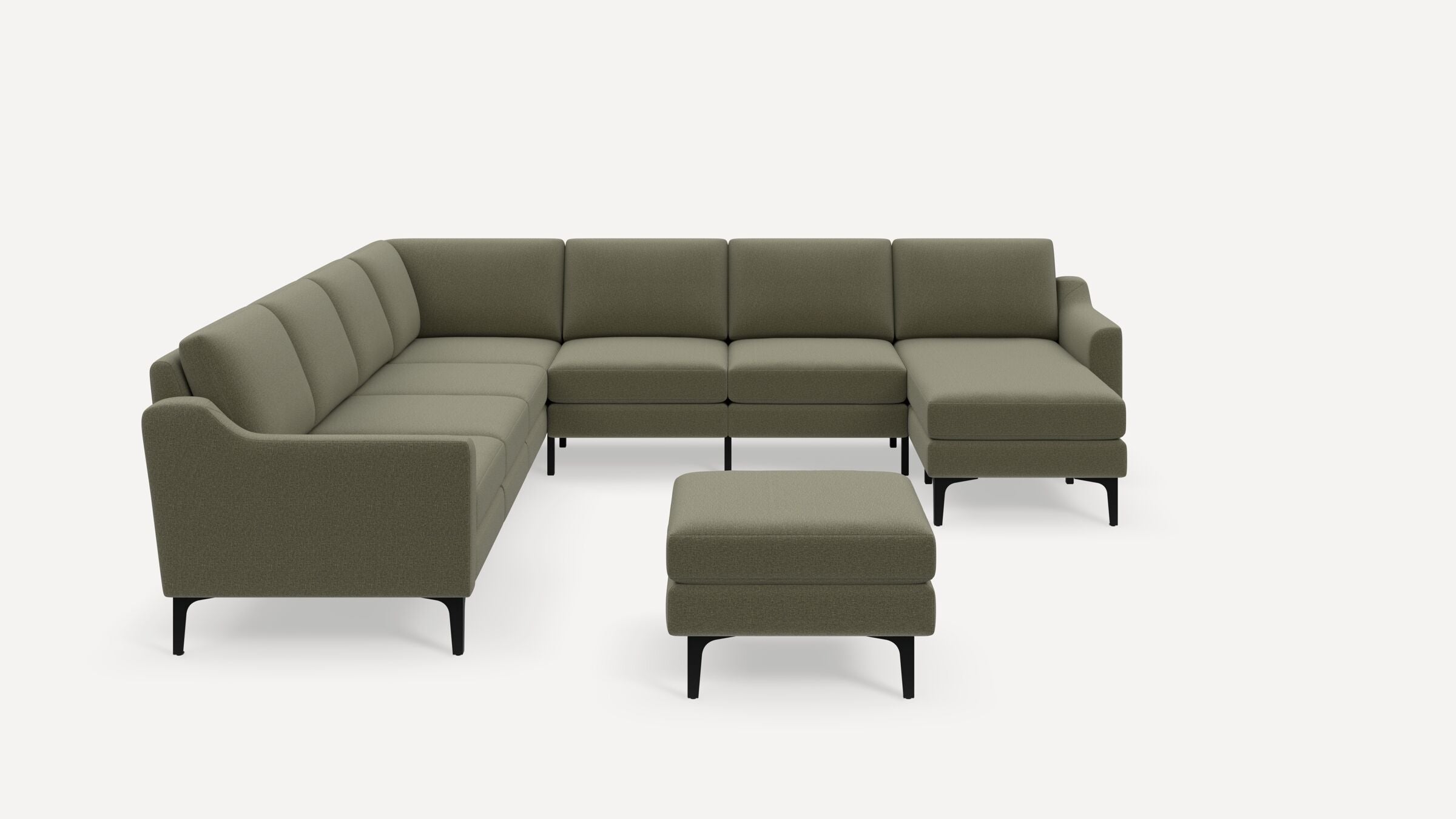Nomad Plus 7-Seat Corner Sectional with Chaise and Ottoman