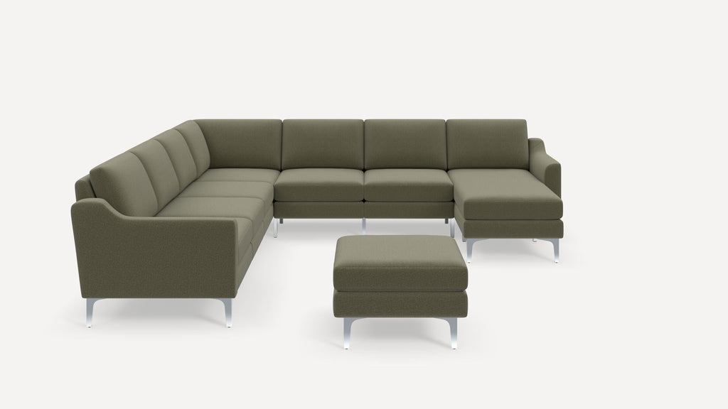 Nomad Plus 7-Seat Corner Sectional with Chaise and Ottoman